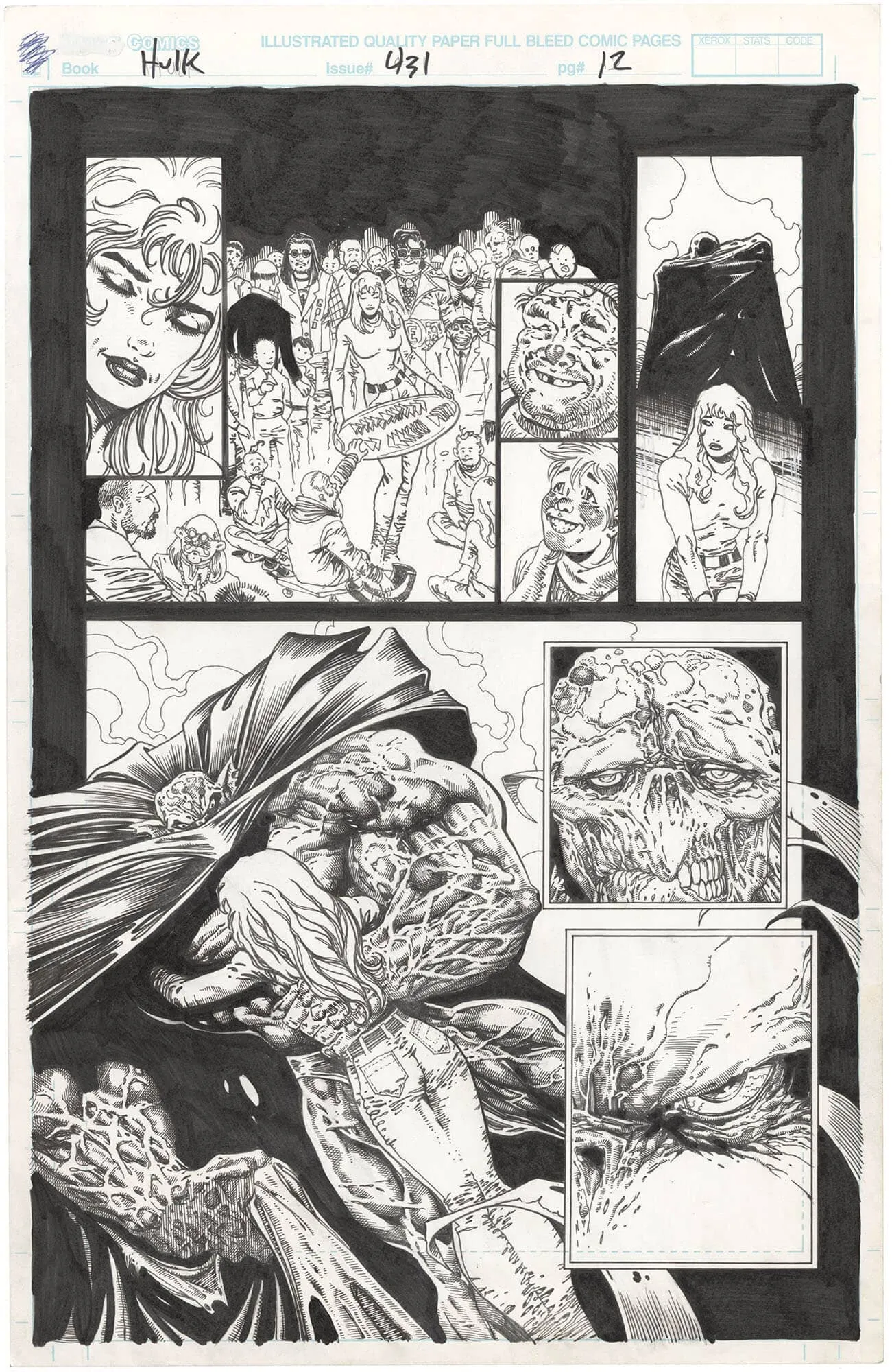 Incredible Hulk #431 P12 (� Splash) Comic Art