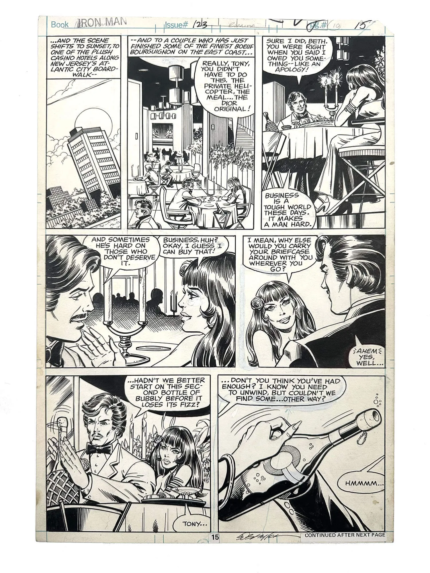 Bob Layton | Iron Man #123 p15 (Demon in a Bottle) | Nostalgic Investments