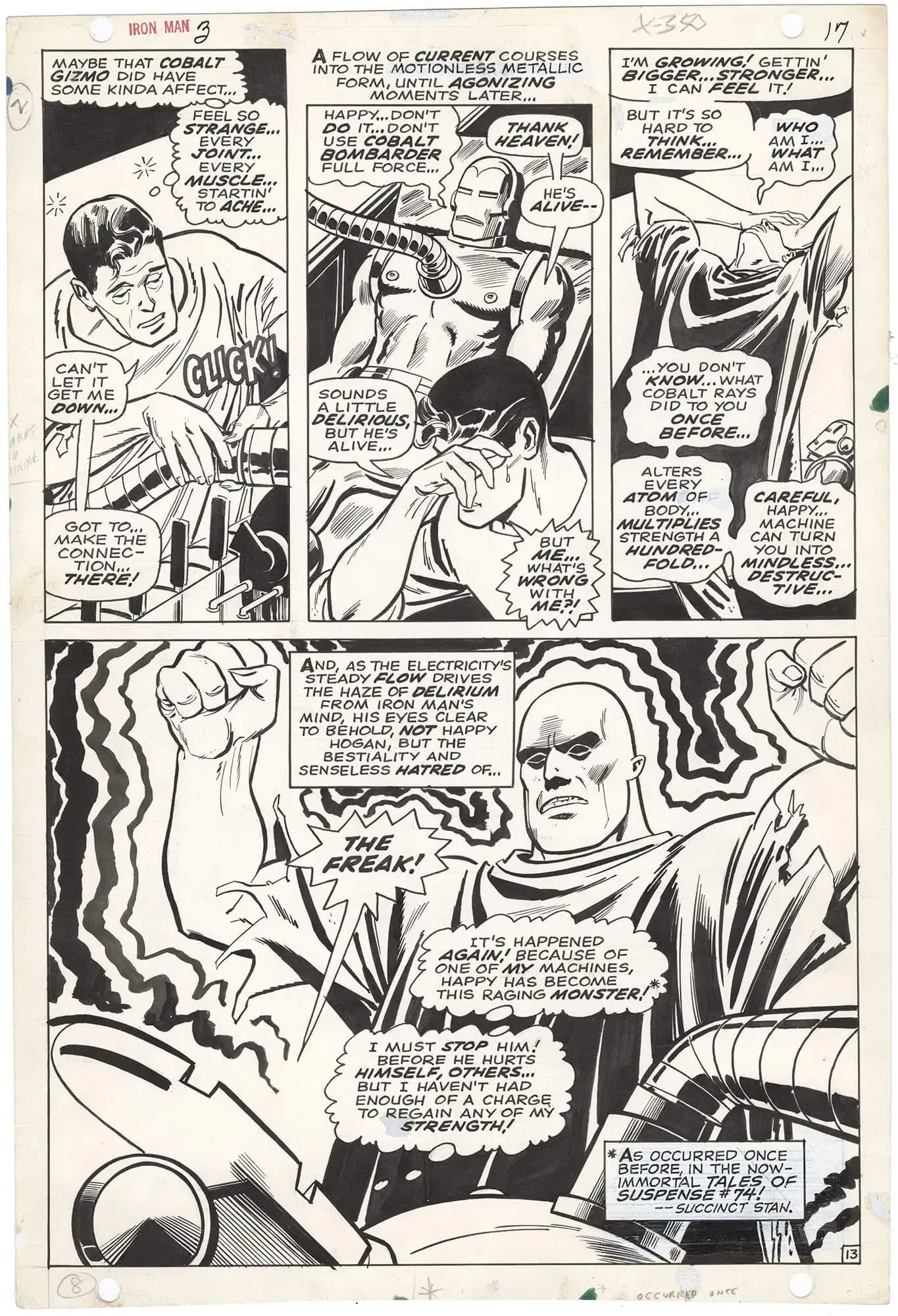 Iron Man #3 p13 (½ Splash)