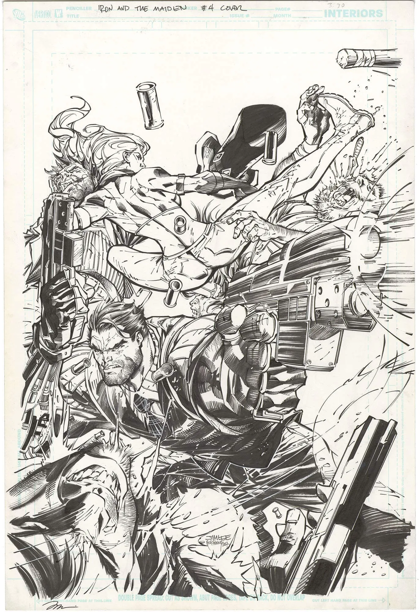 Iron And The Maiden #4 Cover Comic Art