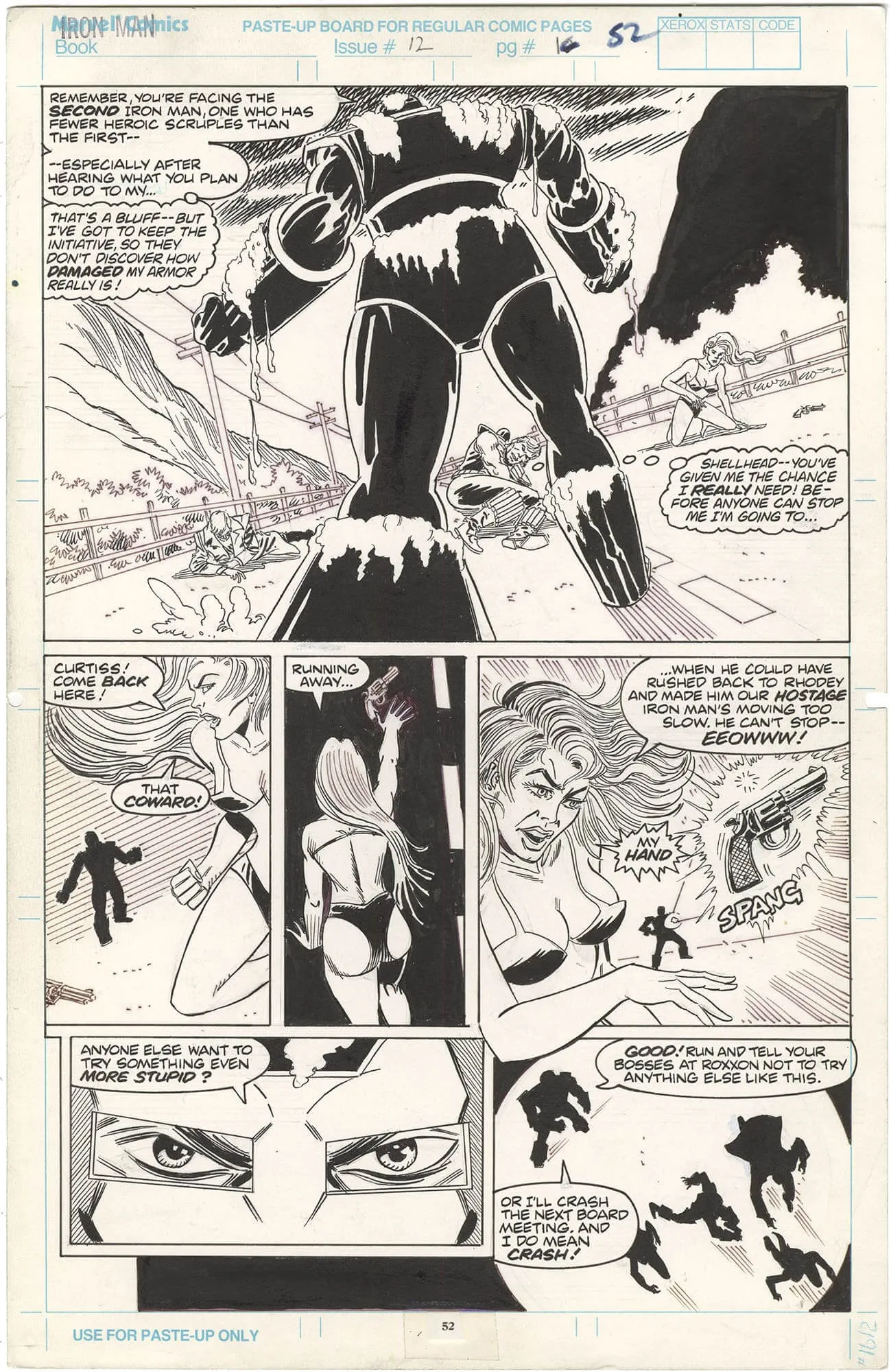 Iron Man Annual #12 P52 Comic Art