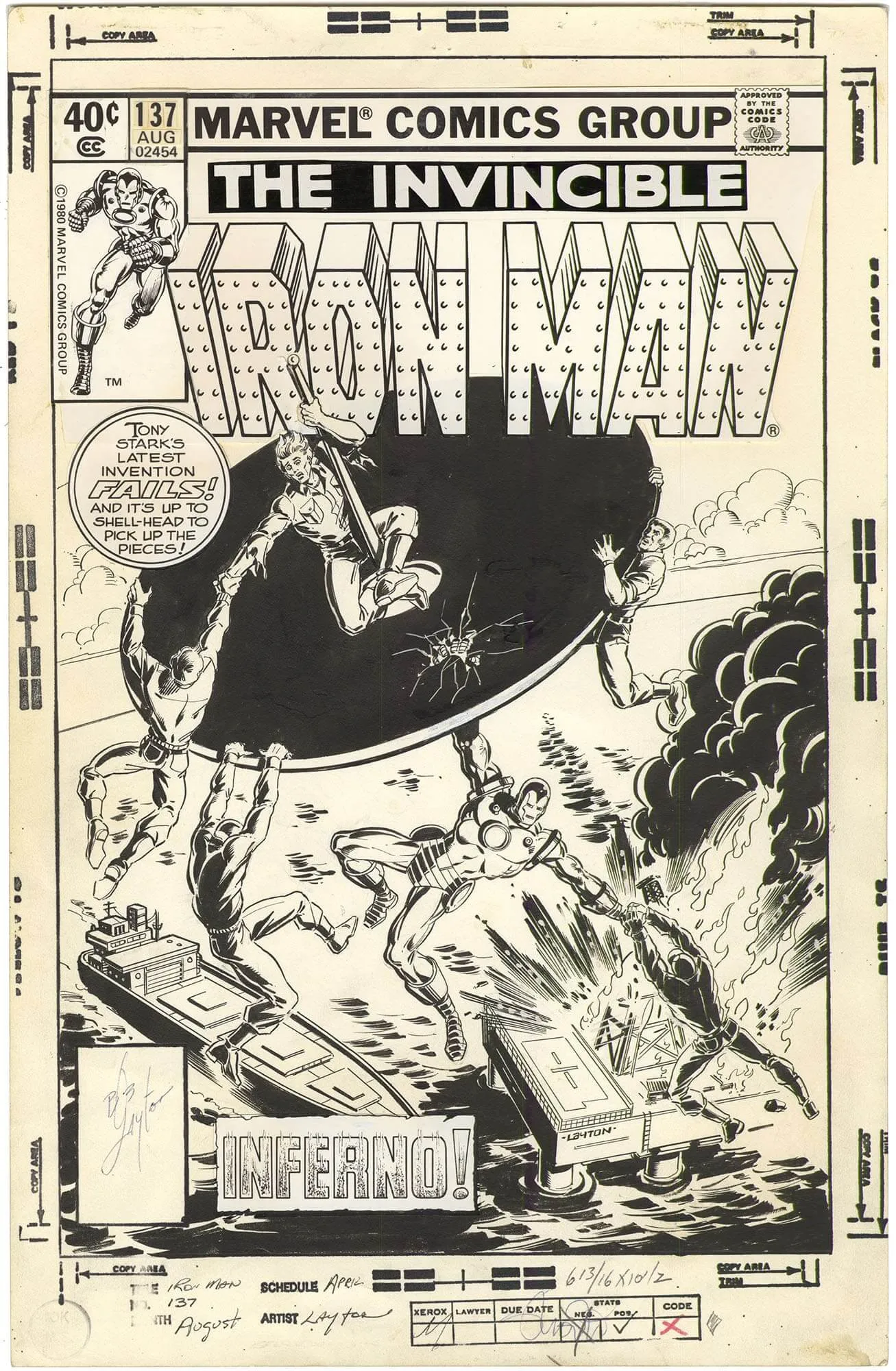 Iron Man #137 Cover