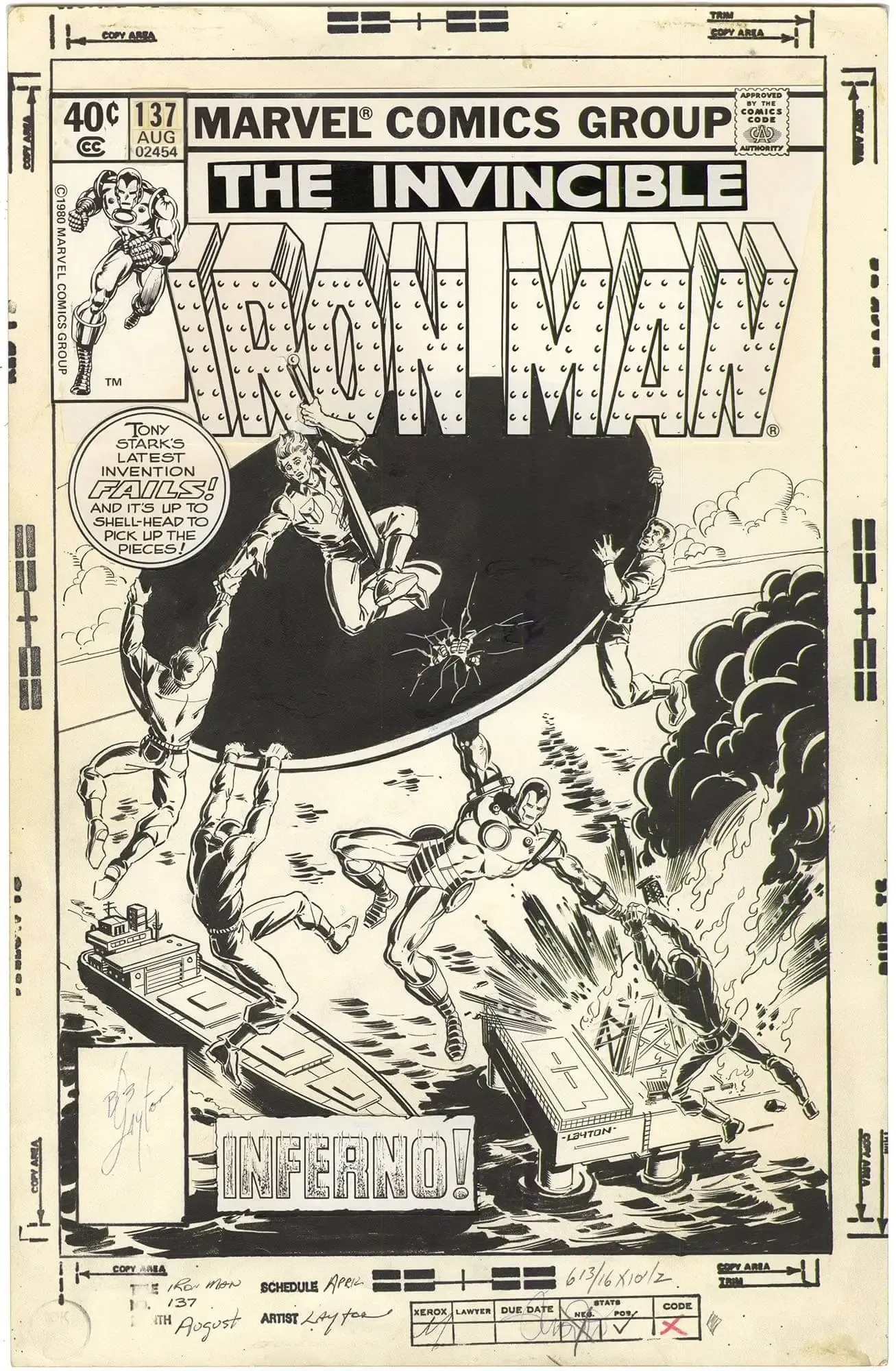 Iron Man #137 Cover