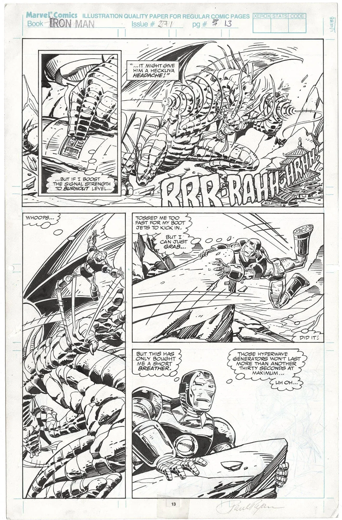 Iron Man #271 p13 (Fin Fang Foom!)