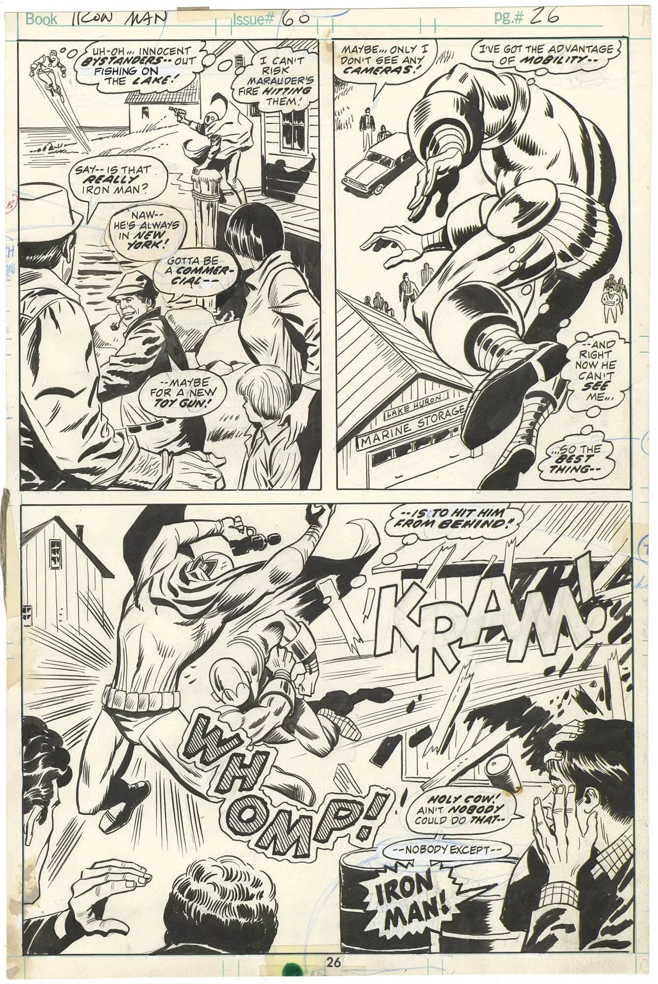 Iron Man #60 p26 (Half Splash)