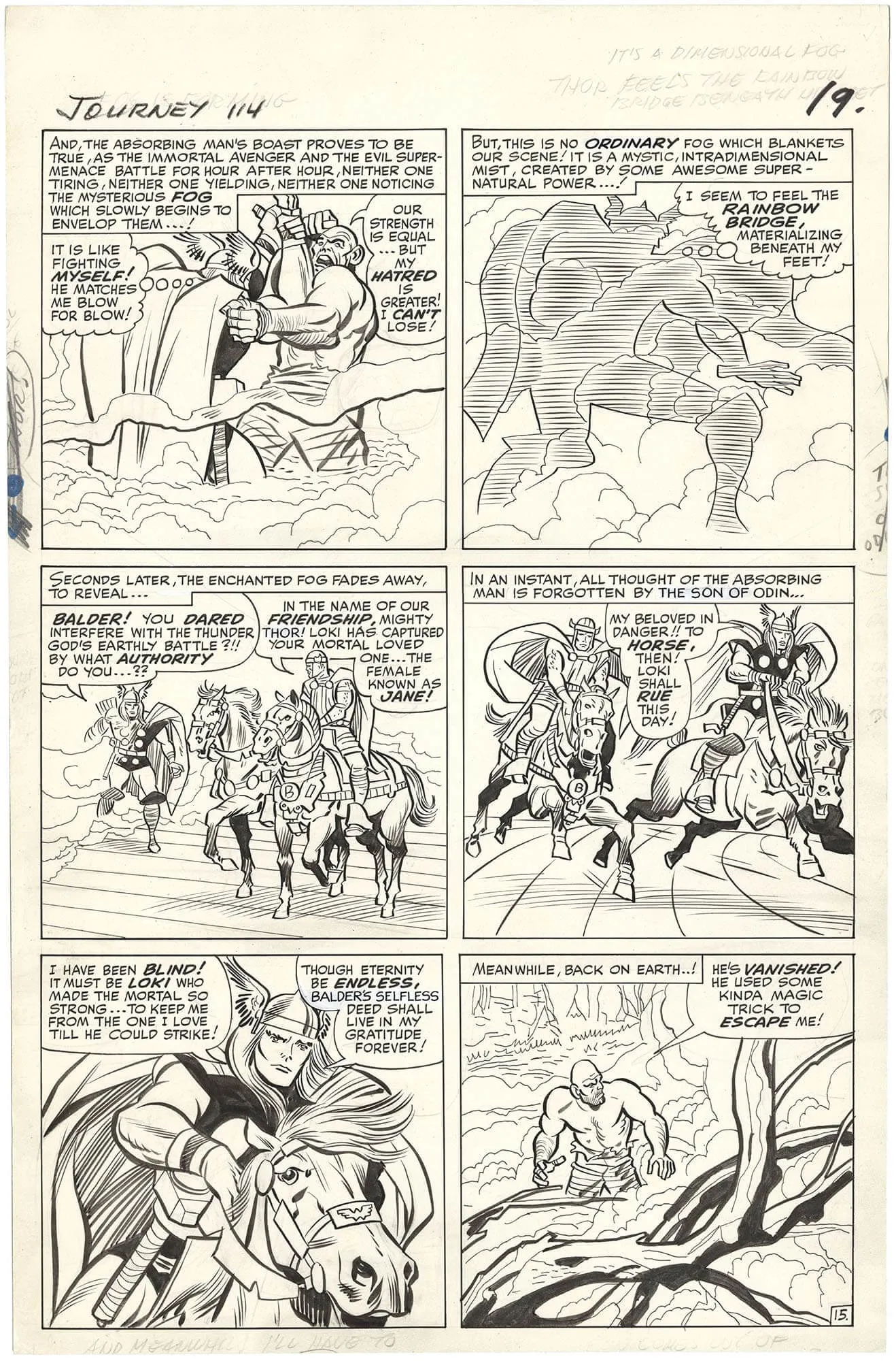 Journey Into Mystery #114 p15 (First Absorbing Man) Comic Art