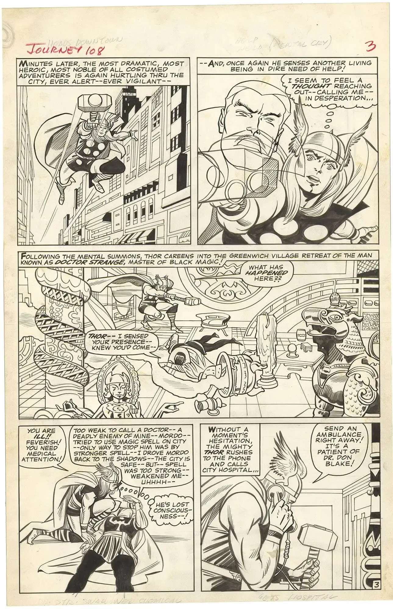Journey Into Mystery #108 p3 (Dr. Strange)