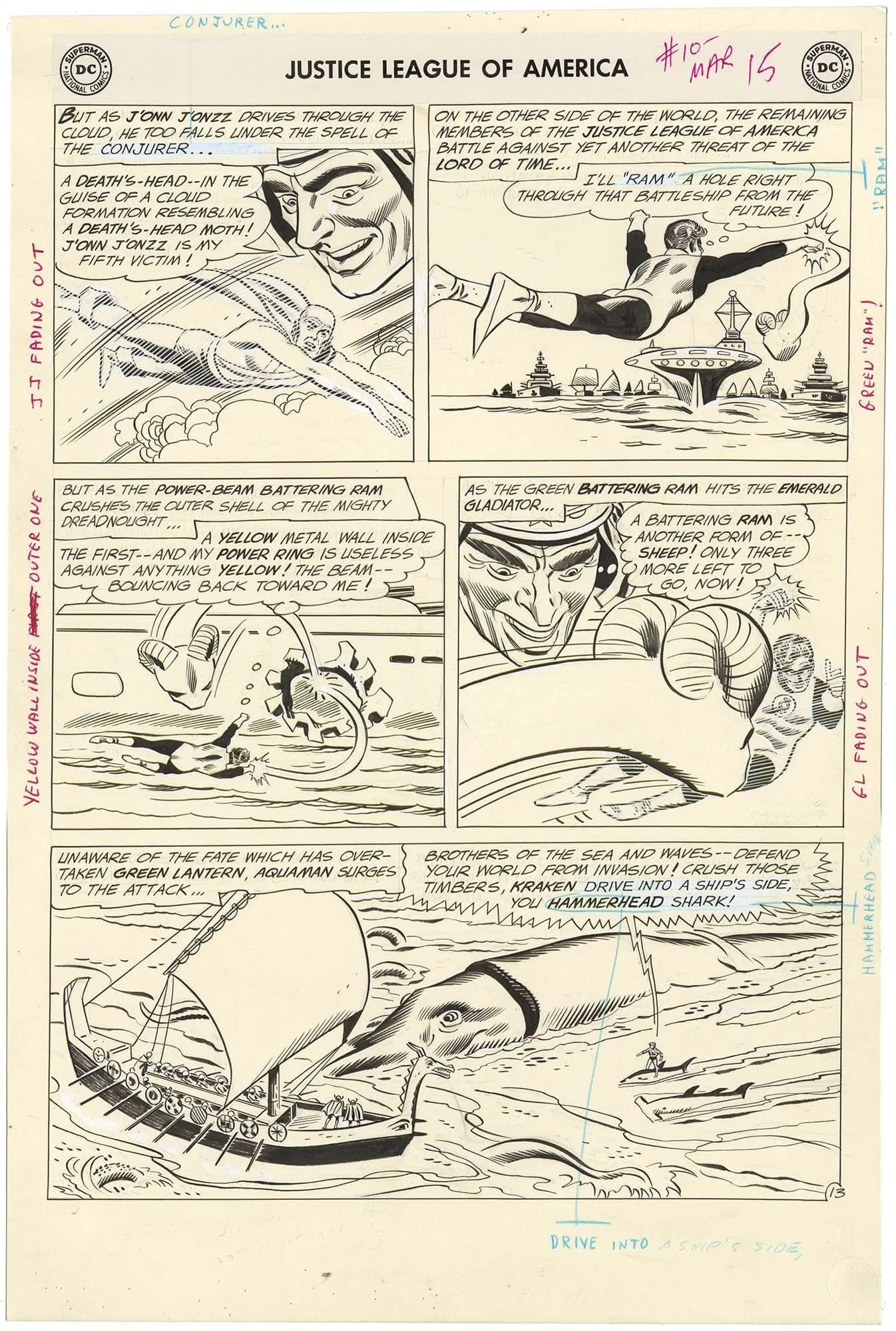 Justice League America #10 p13 (Large Art)