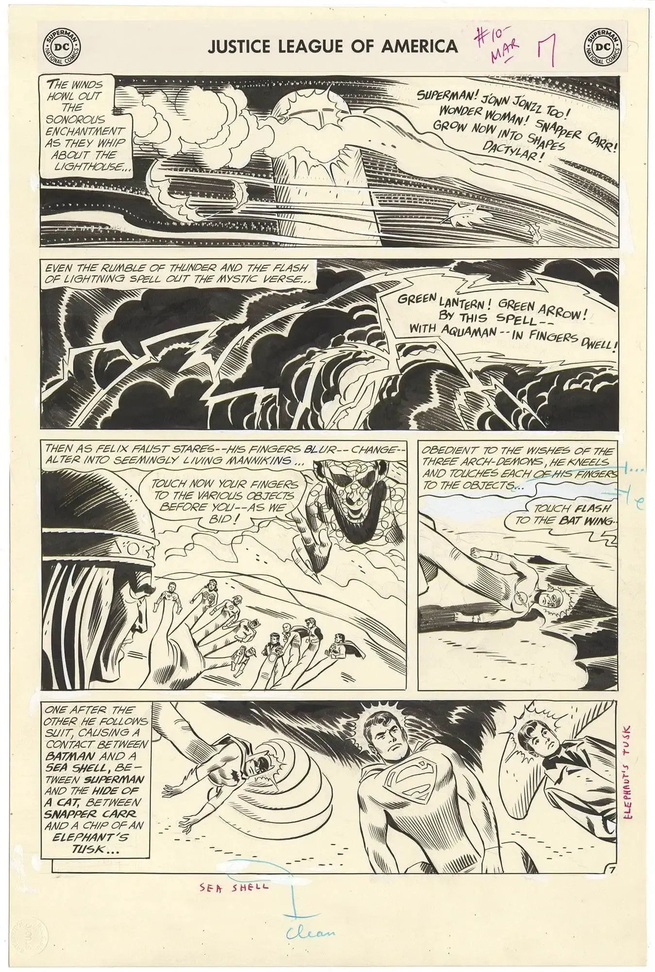 Justice League of America #10 p7 (Cover Scene)(Large Art)