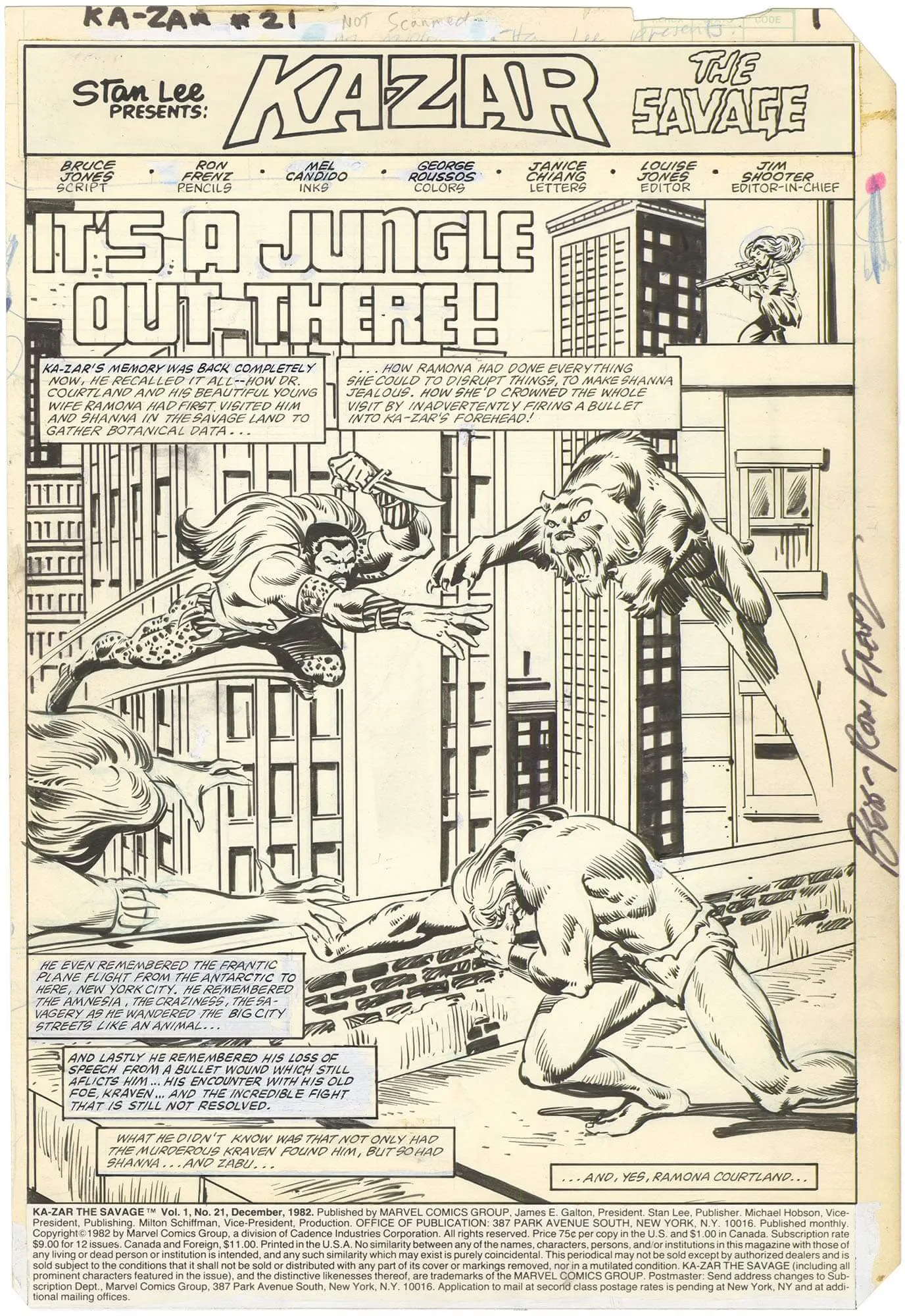 Ka-Zar #21 p1 (Signed)