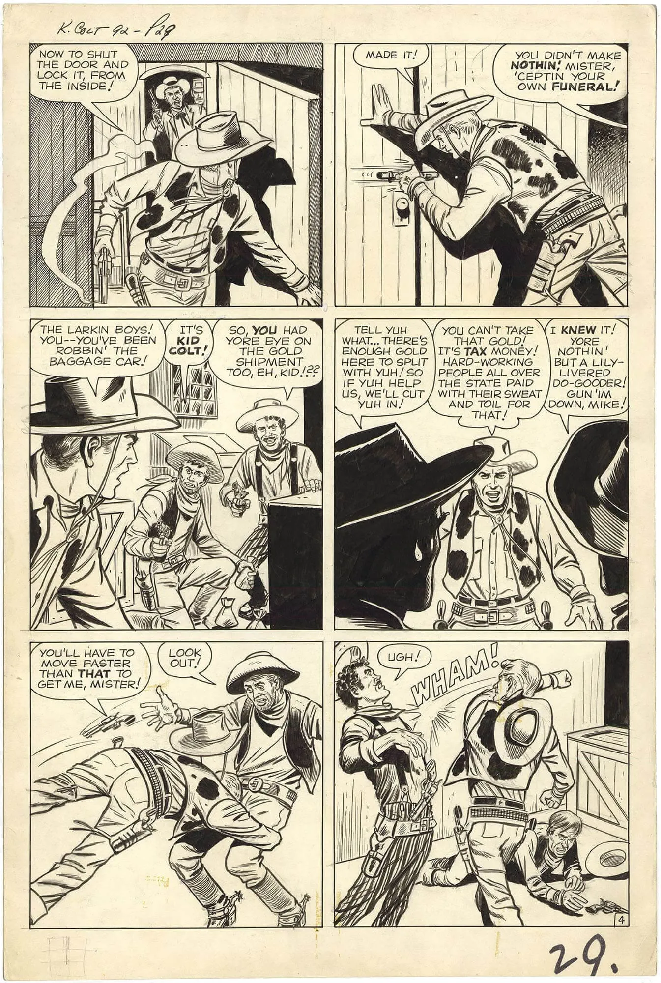Kid Colt Outlaw #92 p4 (Large Art)