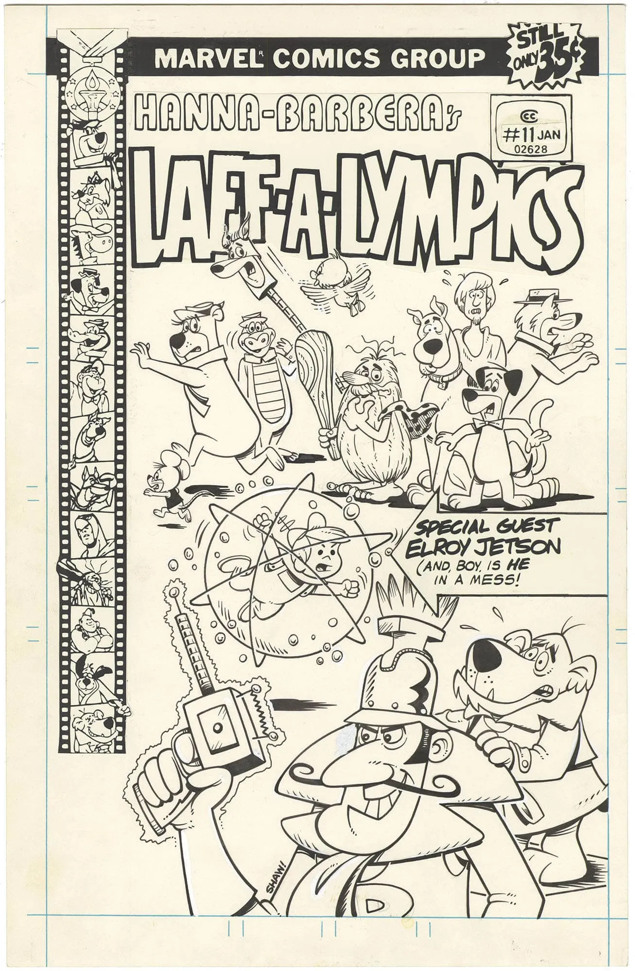 Laff-A-Lympics #11 Cover Comic Art