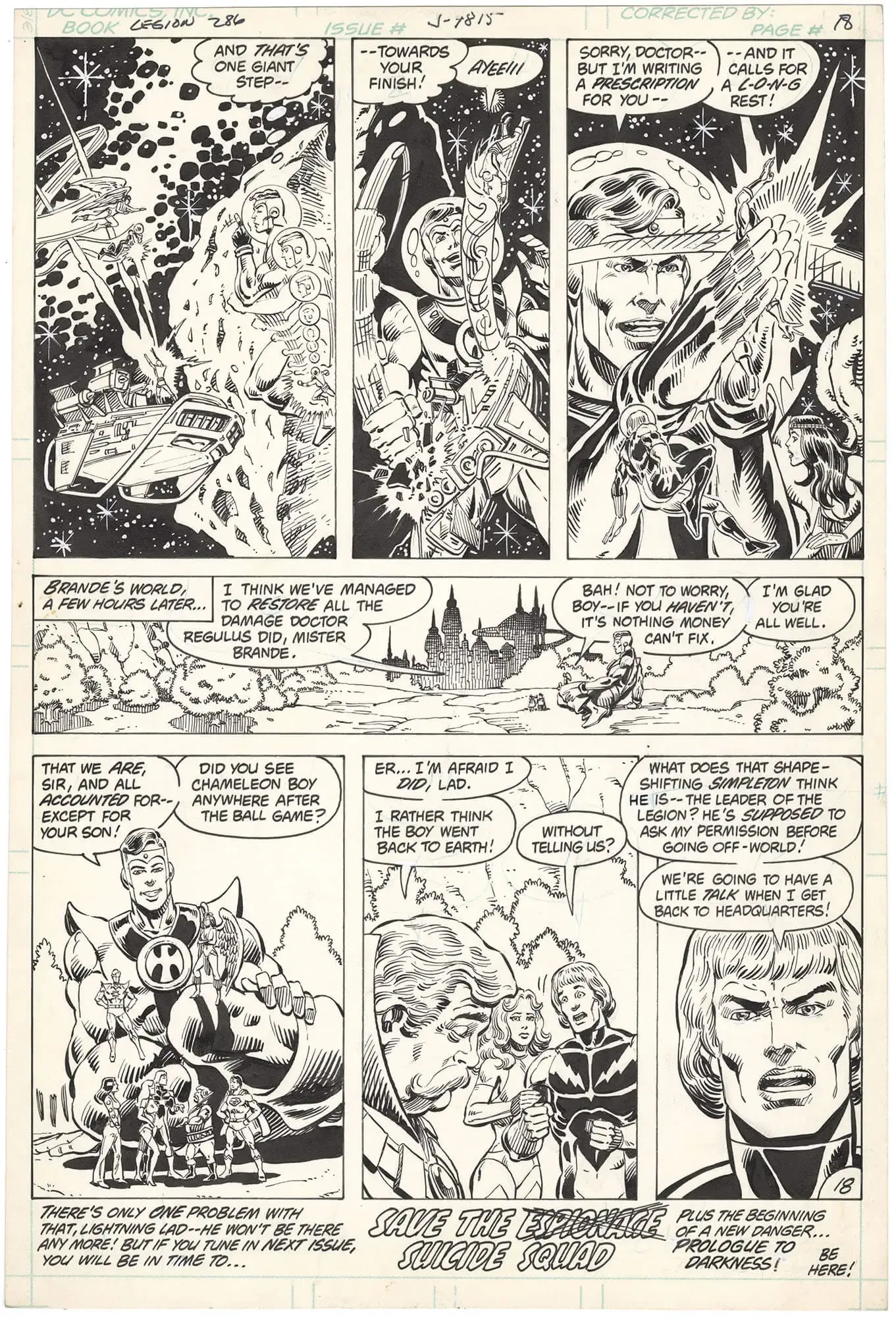 Legion of Super-Heroes #286 p18