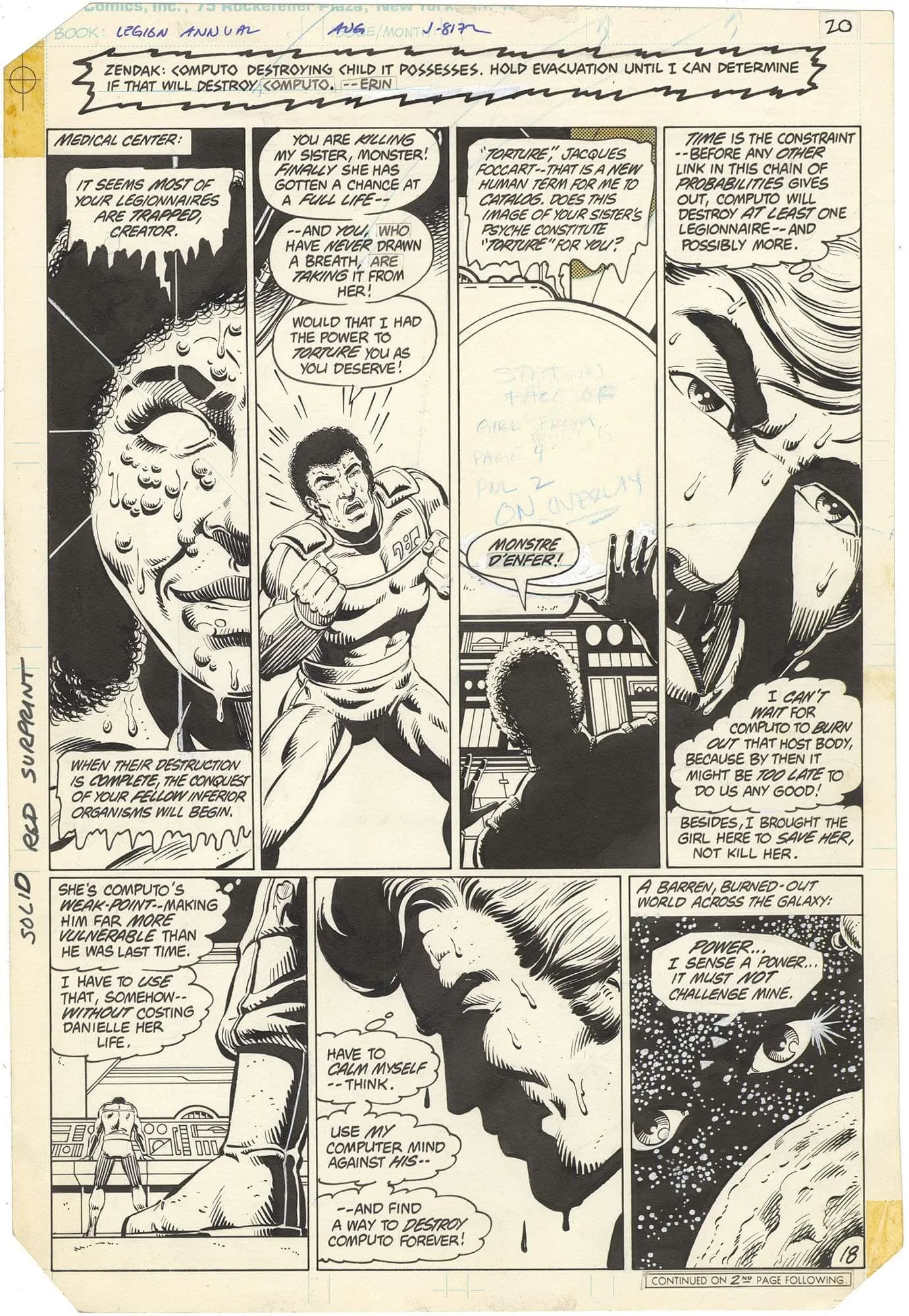 Legion of Super-Heroes Annual #1 p18