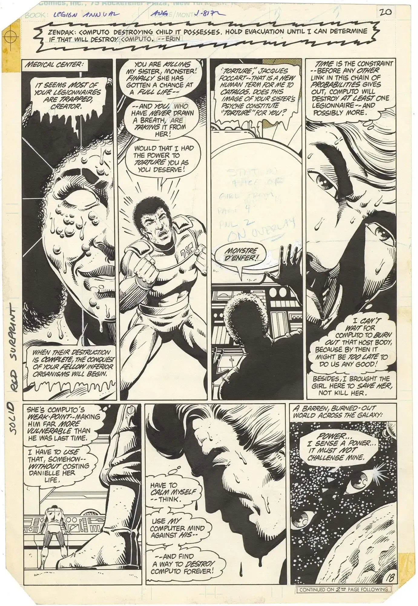 Legion of Super-Heroes Annual #1 p18