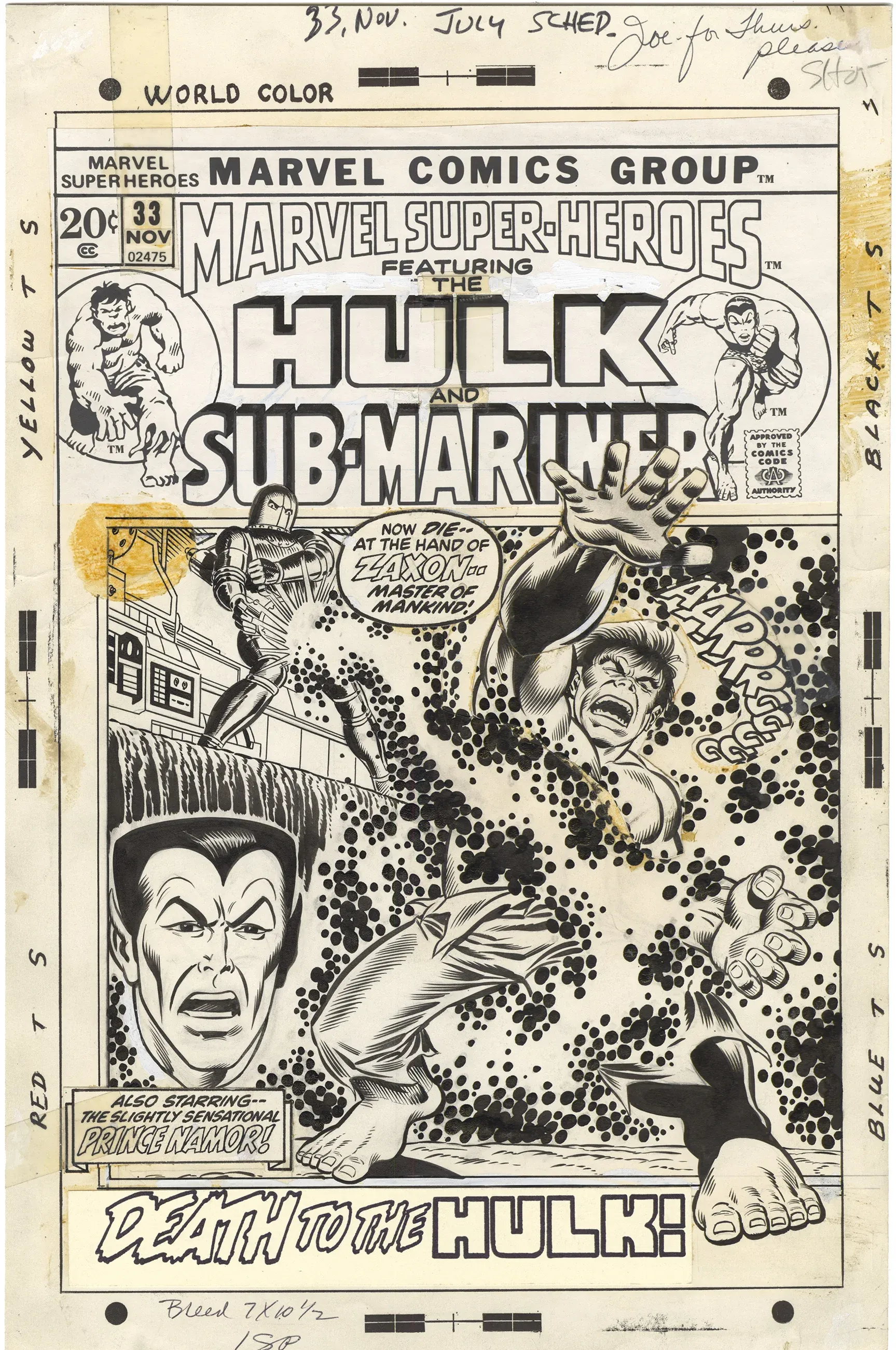 Marvel Super-Heroes #33 Cover