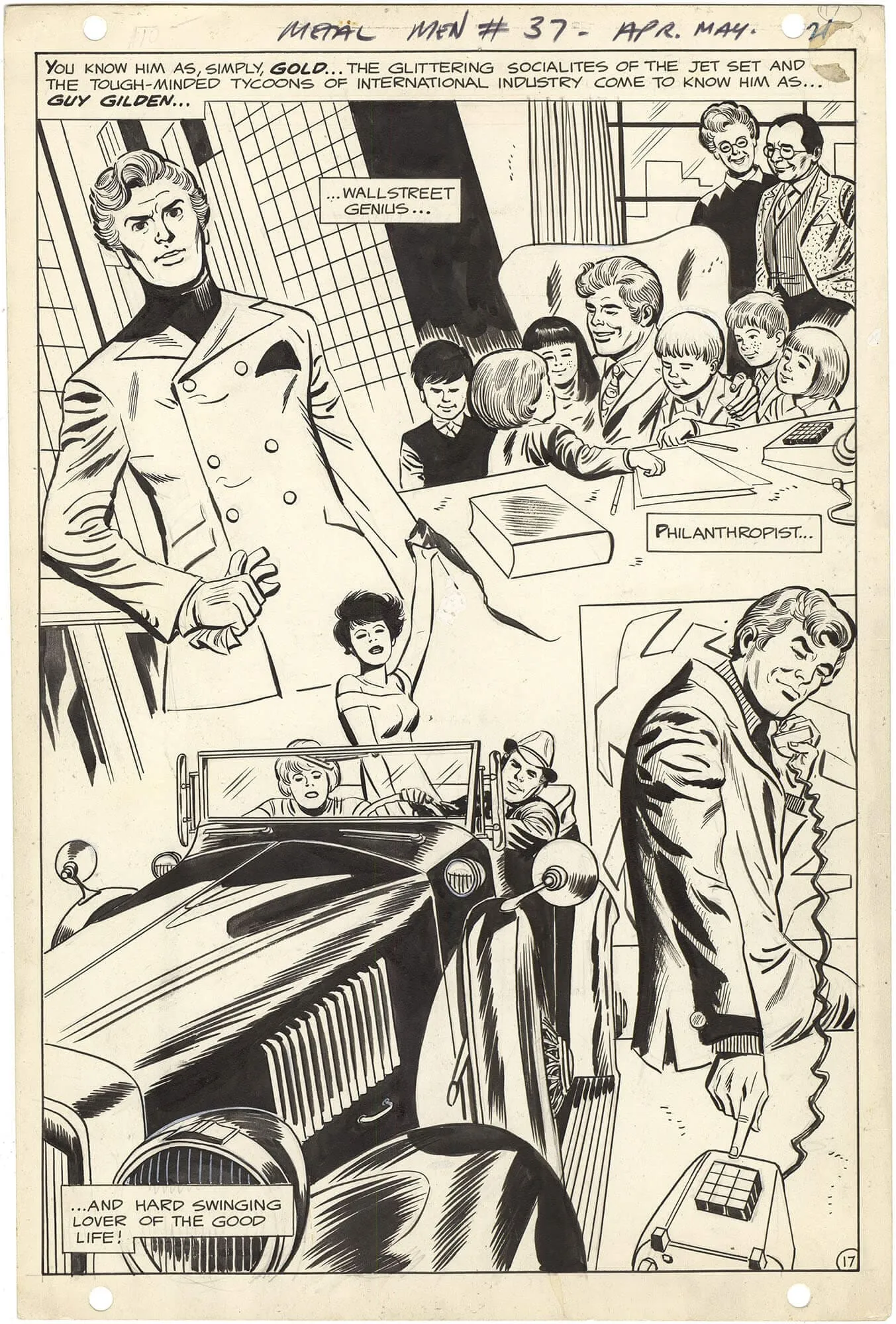 Metal Men #37 p17 (Splash)