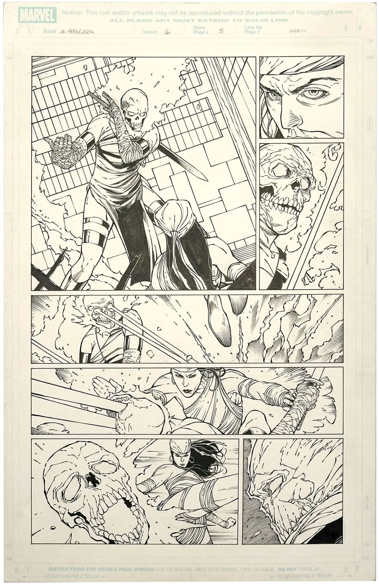 Khoi Fhan | Mighty Avengers #16 p8 (Electra) | Nostalgic Investments