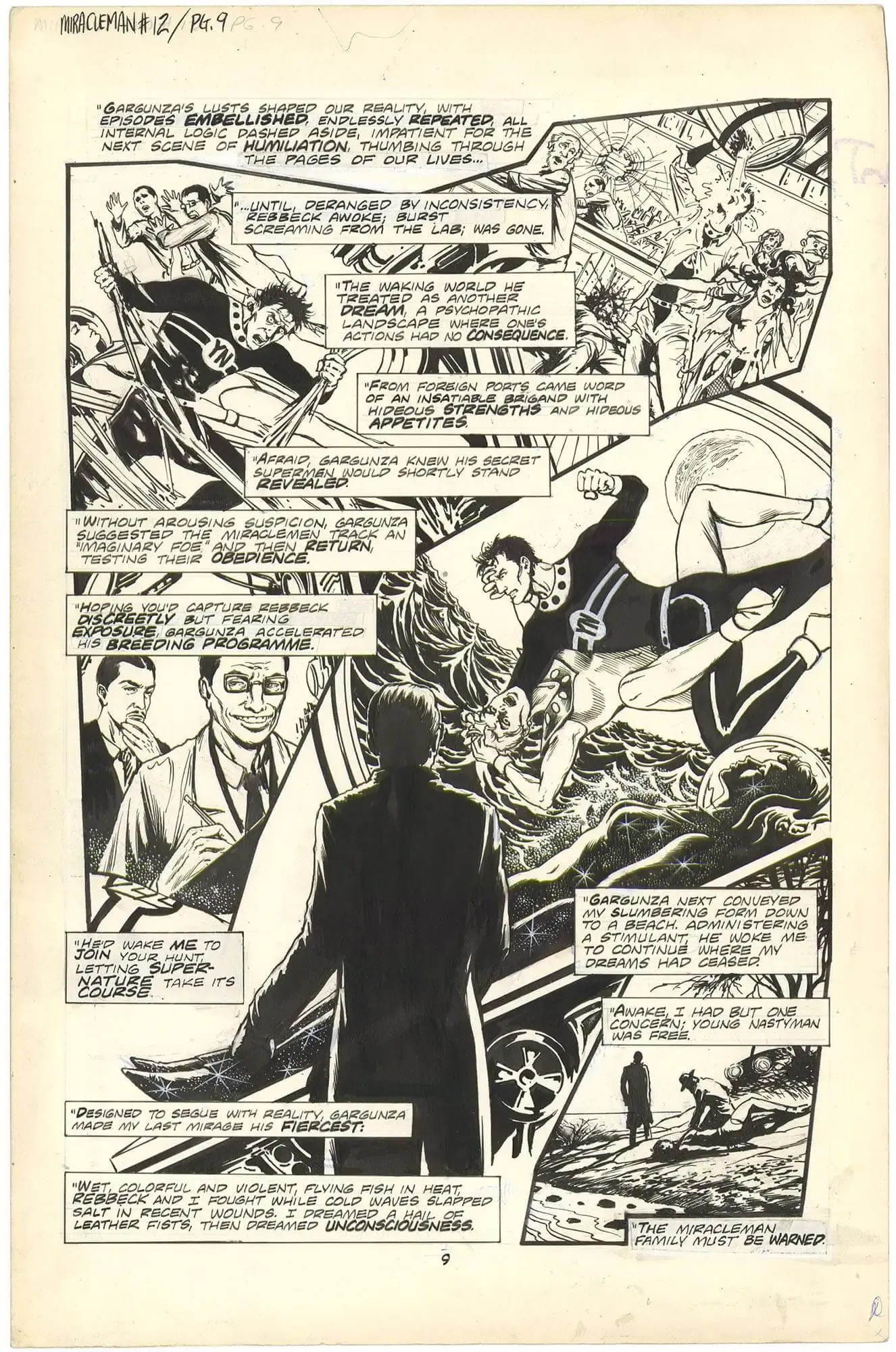 Miracleman #12 p9 (Rare)