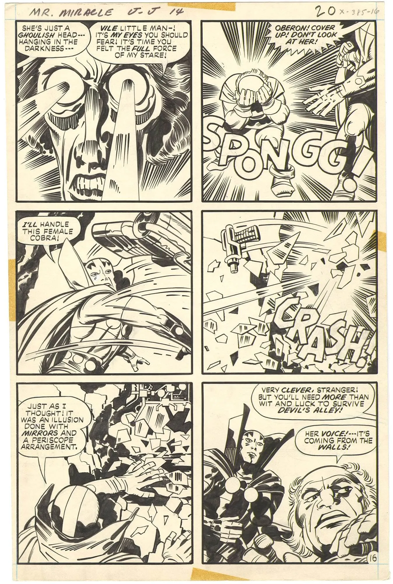 Mister Miracle #14 P16 Comic Art