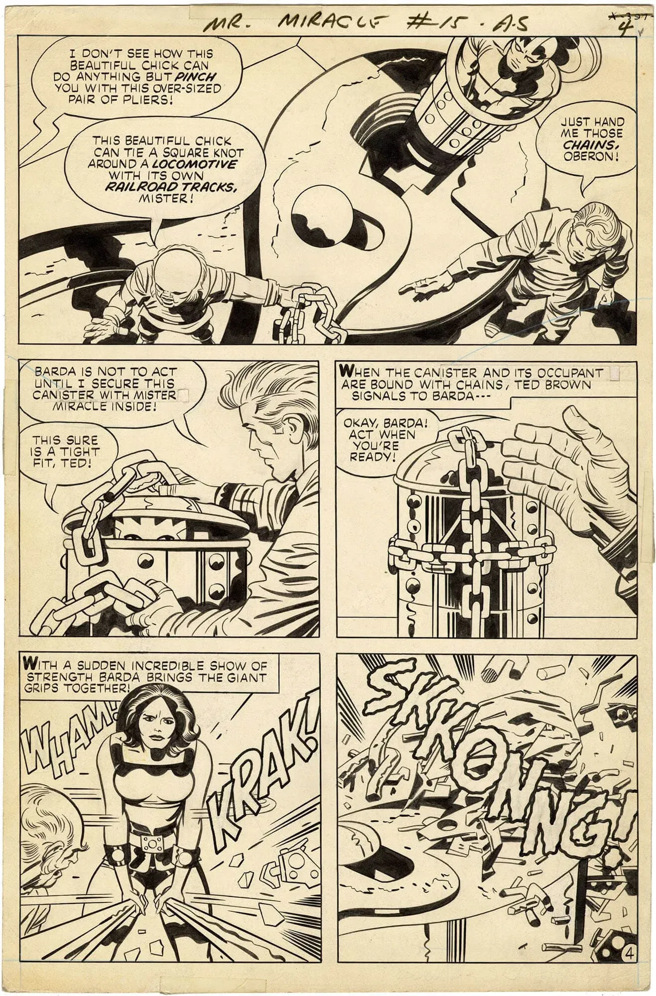 Mister Miracle #15 p4 (Big Barda)