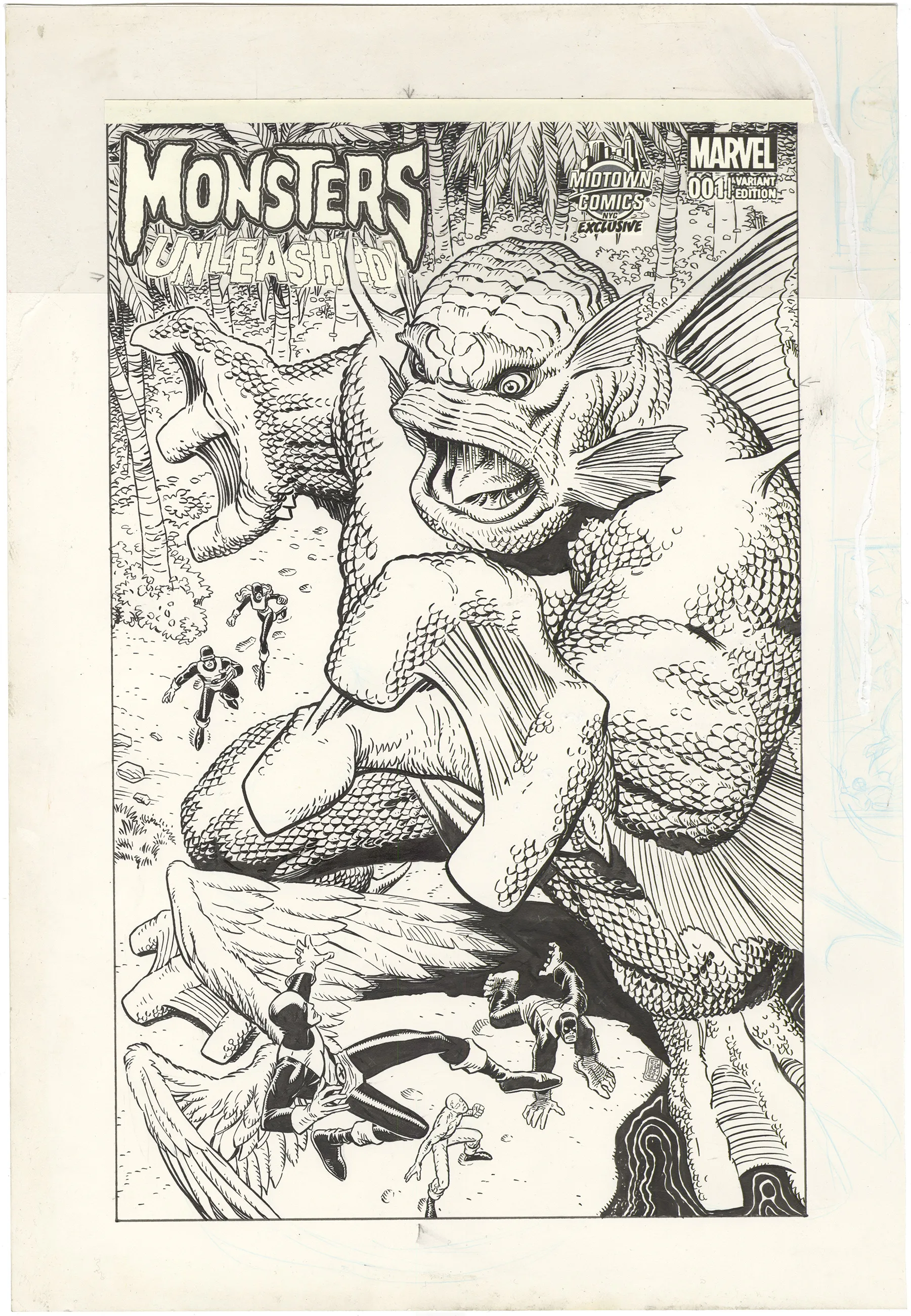 Monsters Unleashed (Midtown Exclusive Variant Cover) #1 Cover