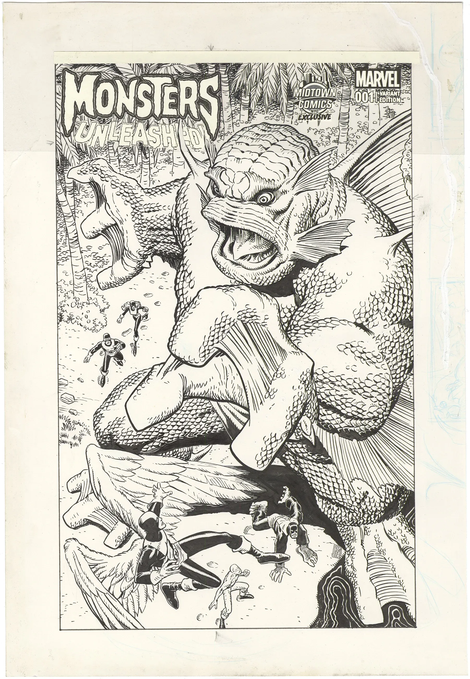 Monsters Unleashed (Midtown Exclusive Variant Cover) #1 Cover