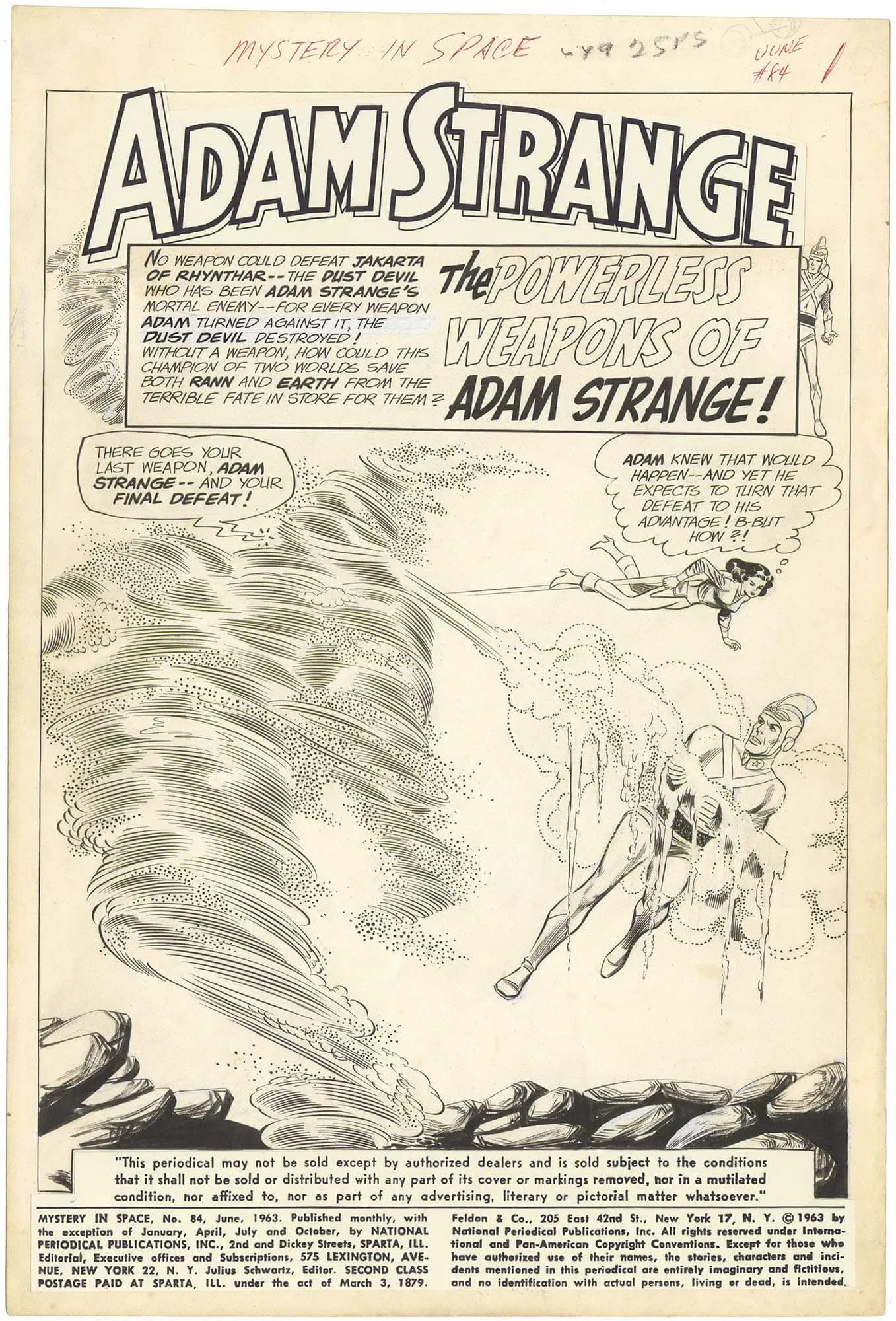 Mystery in Space #84 p1 (Splash - Large Art)