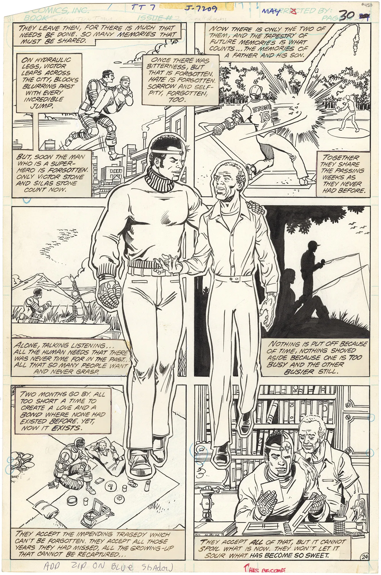 New Teen Titans #7 p24 (Cyborgs fathers end)