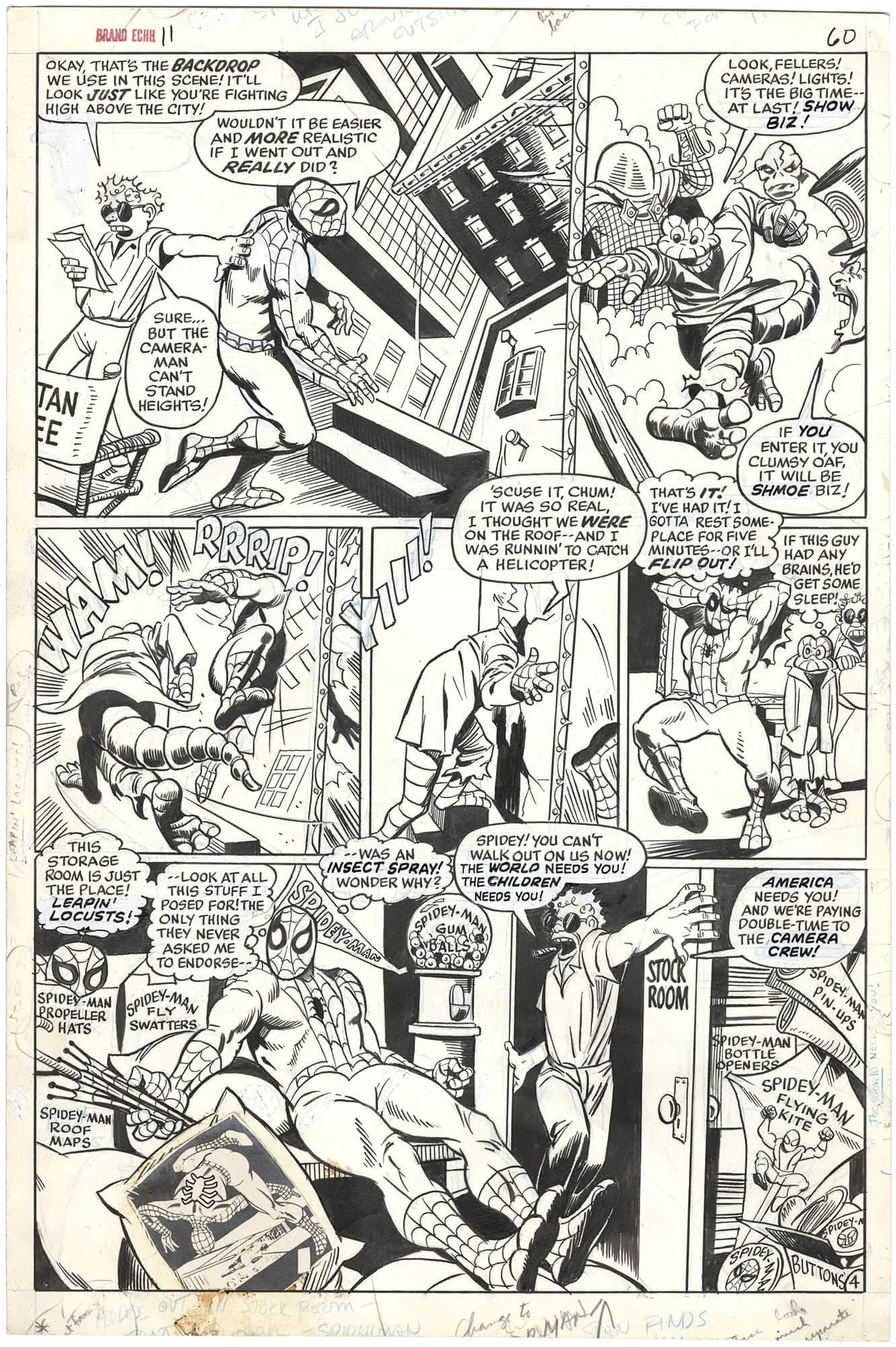 Not Brand Echh #11 P4 (Super Fun!) Comic Art