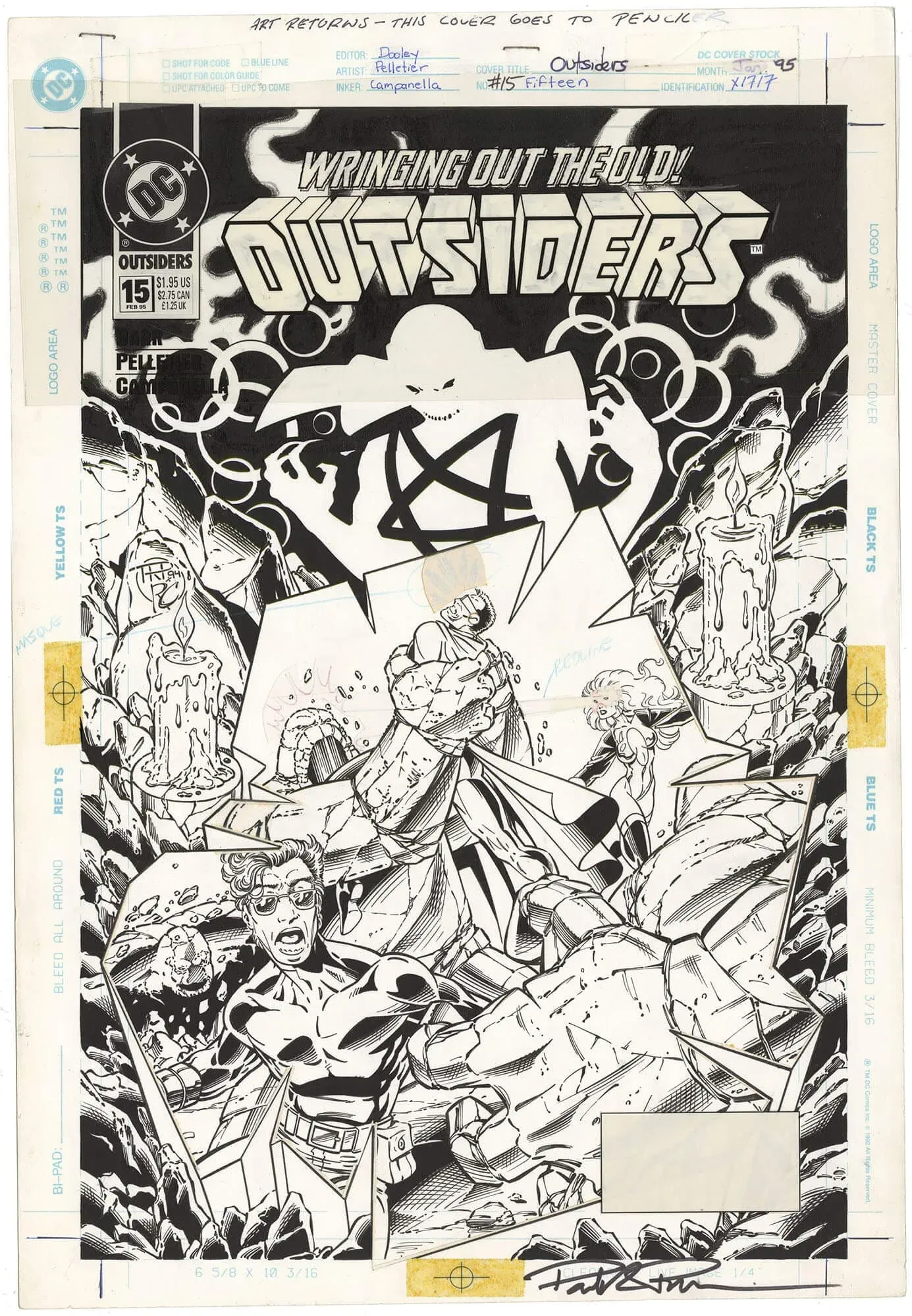 Outsiders #15 Cover
