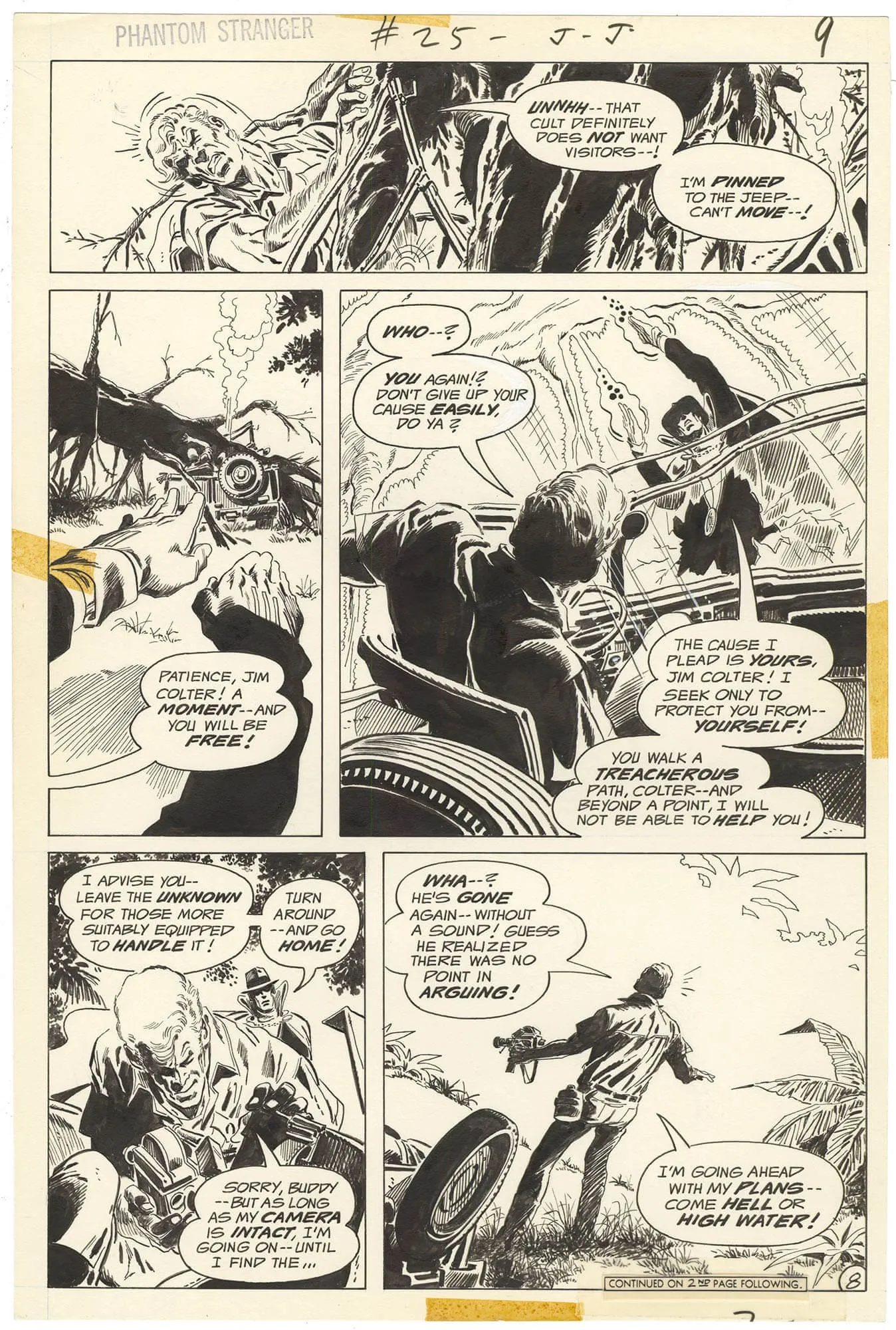 Phantom Stranger #25 P8 Comic Art