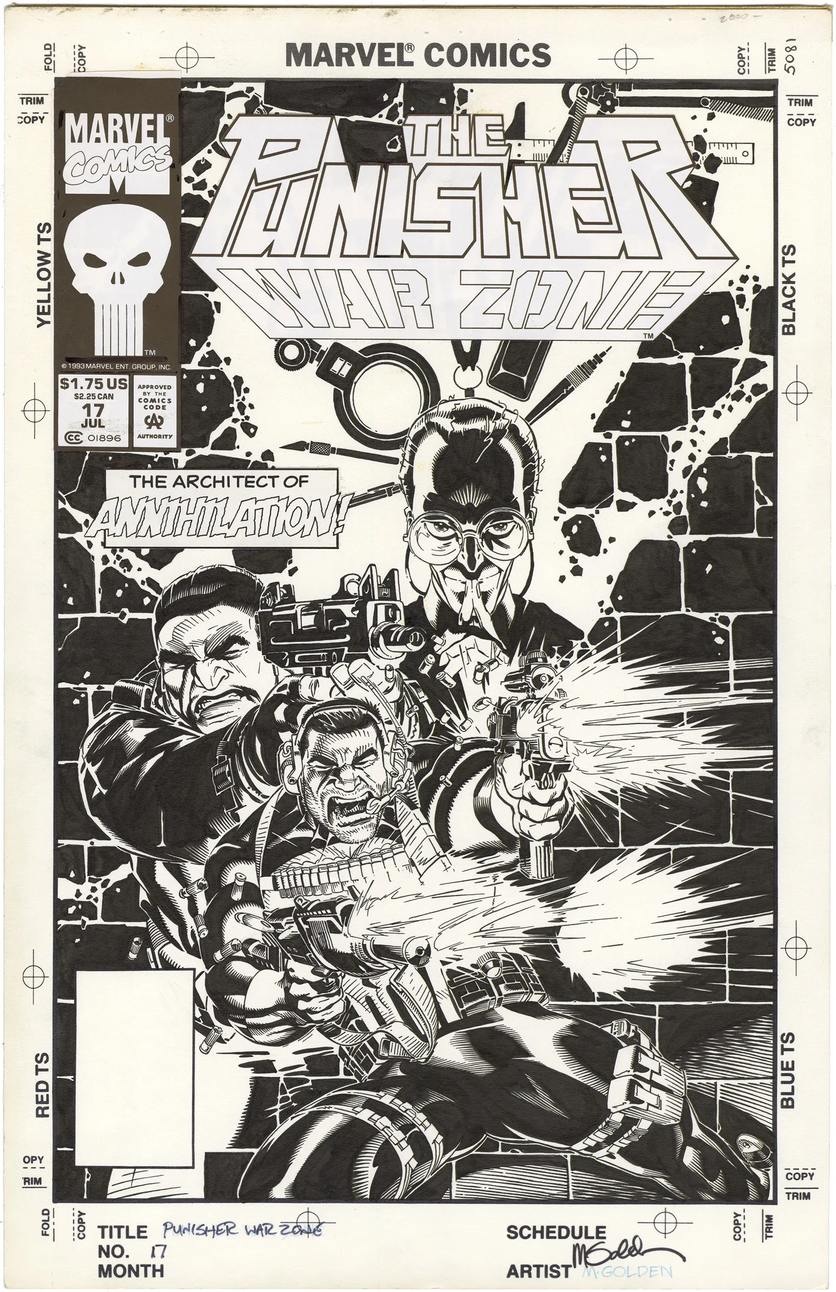 Punisher War Zone #17 Cover