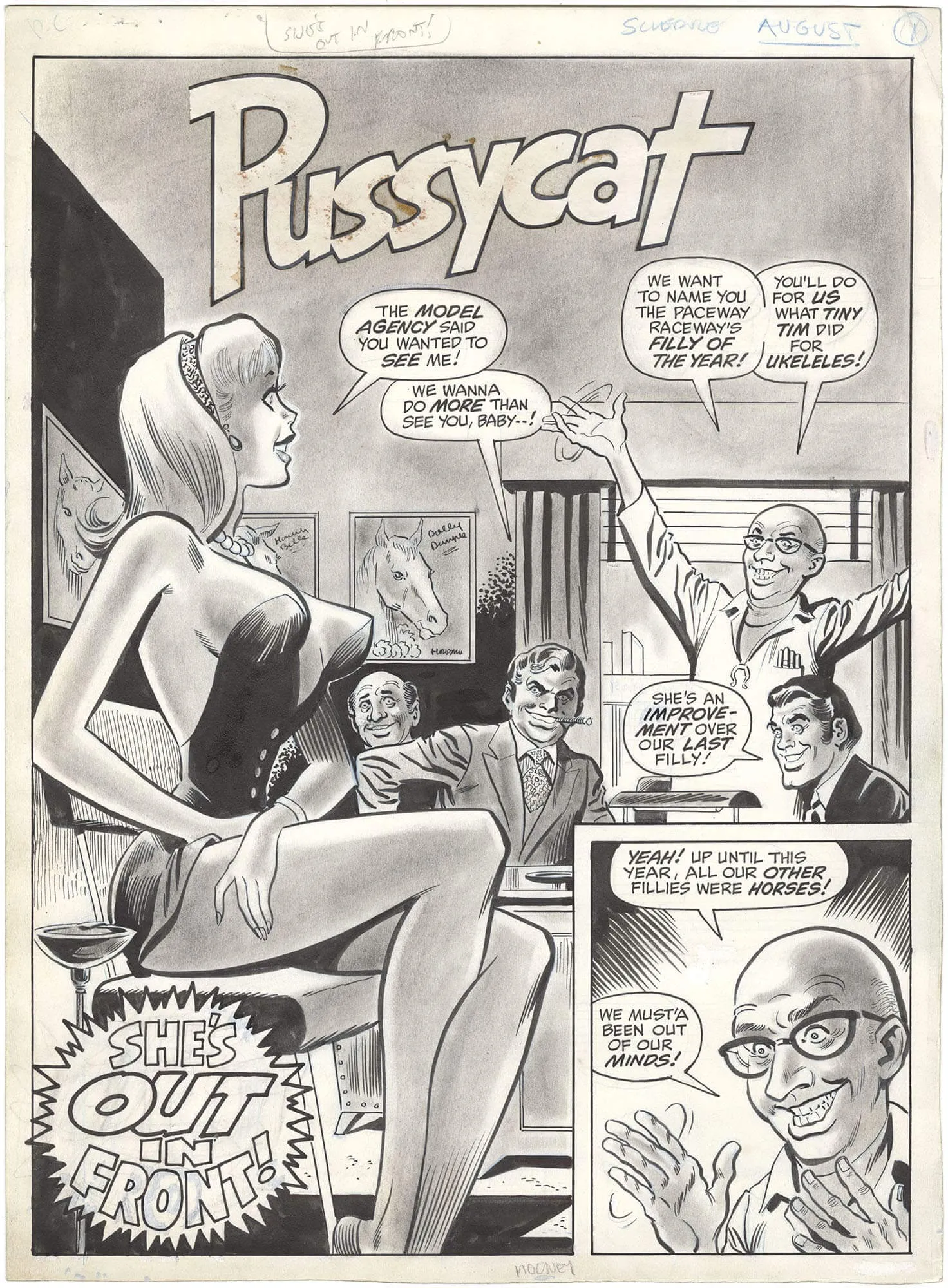 Pussycat-She’s Out in Front #1 p1 (Splash)