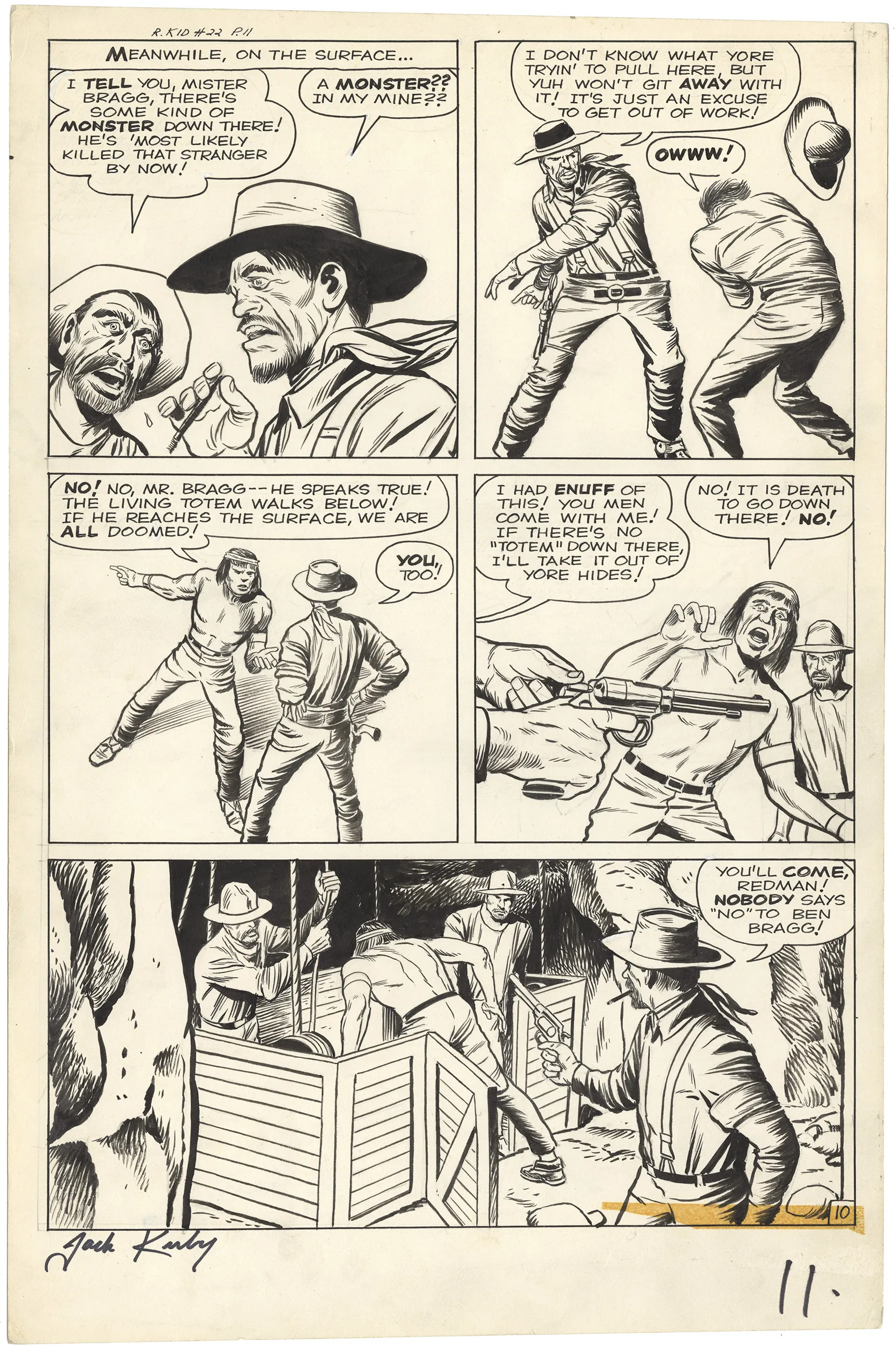 Rawhide Kid #22 p10 (Signed Large Art)