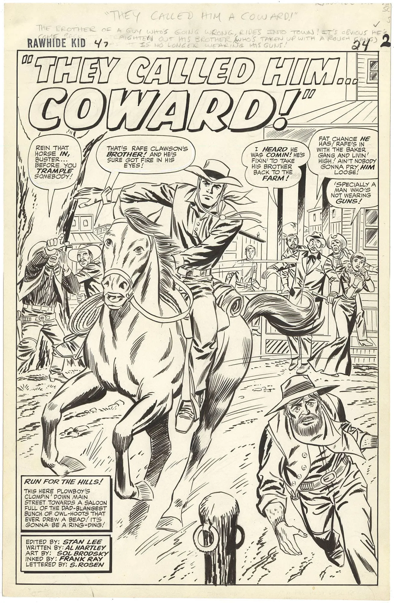 Rawhide Kid #47 p24 (Large Art) (Splash)