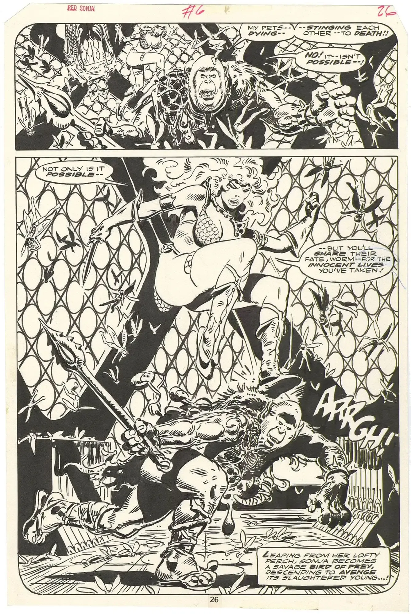 Red Sonja #6 p26 (Splash)