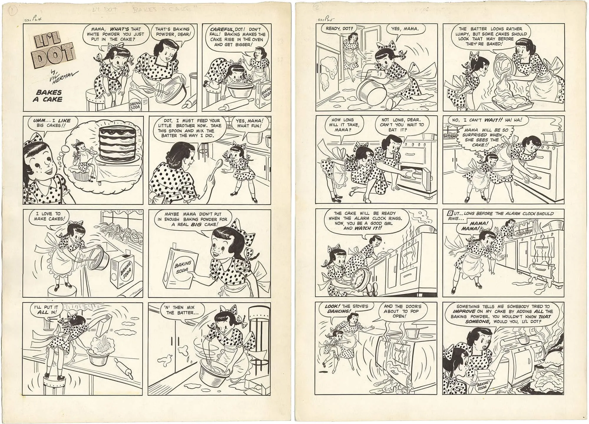 Sad Sack #1 p24-25 (First Appearance- Li’l Dot)