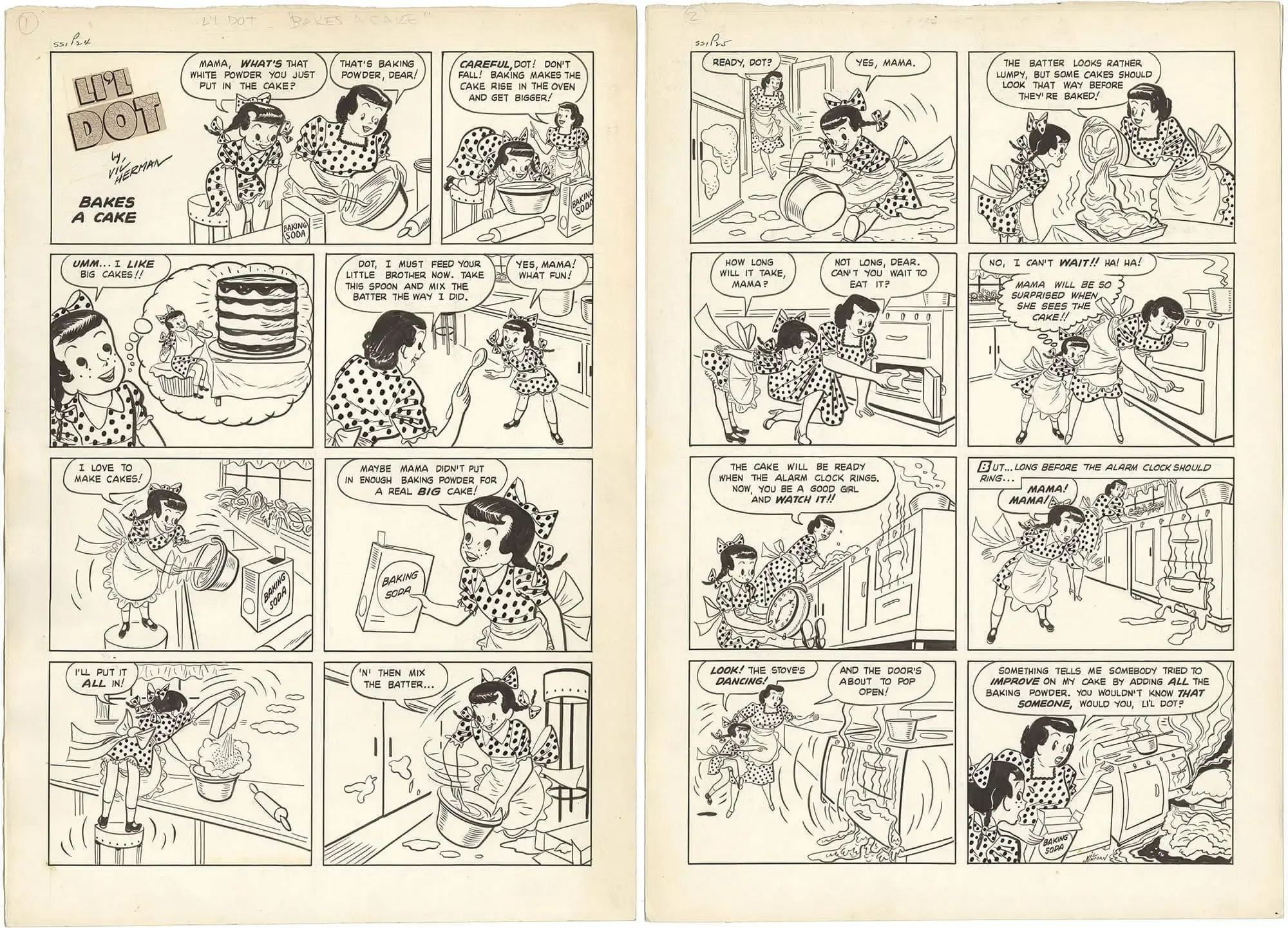 Sad Sack #1 p24-25 (First Appearance- Li’l Dot)