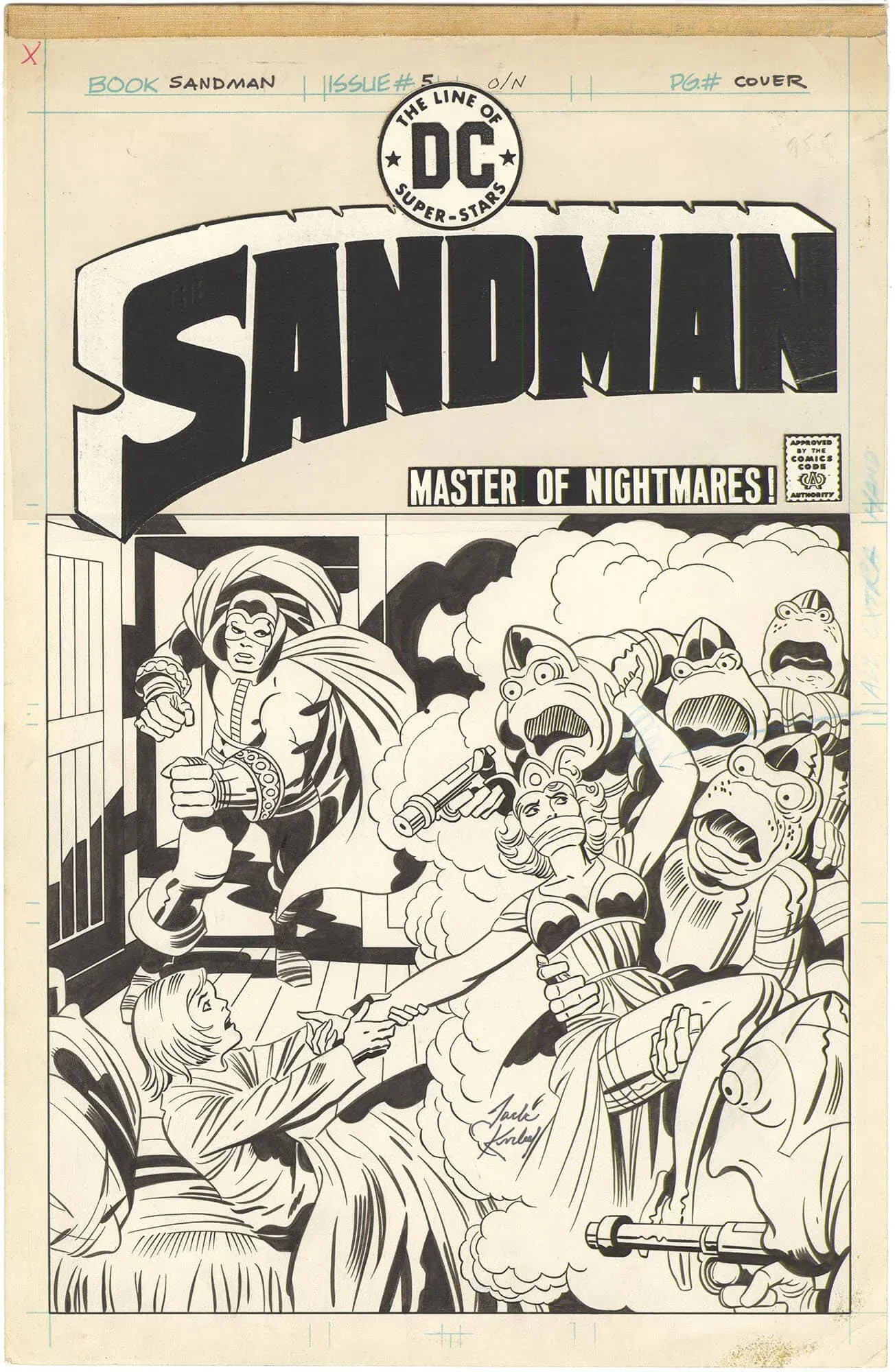 Sandman #5 Cover (Jack Kirby) (Signed)