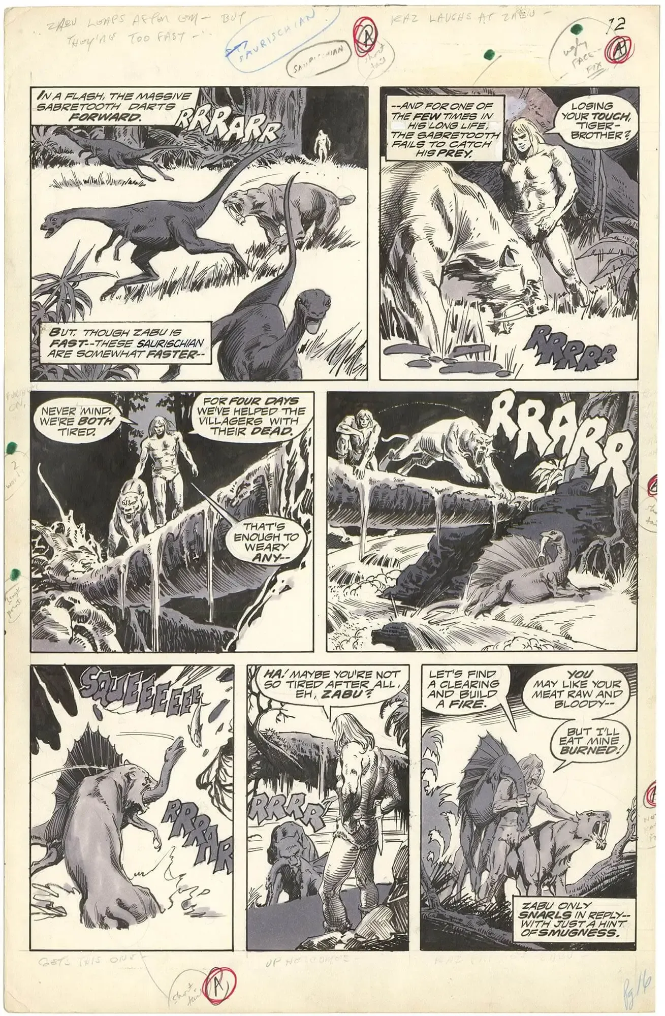 Savage Tales #6 p16 (Ka-Zar Origin Retold)