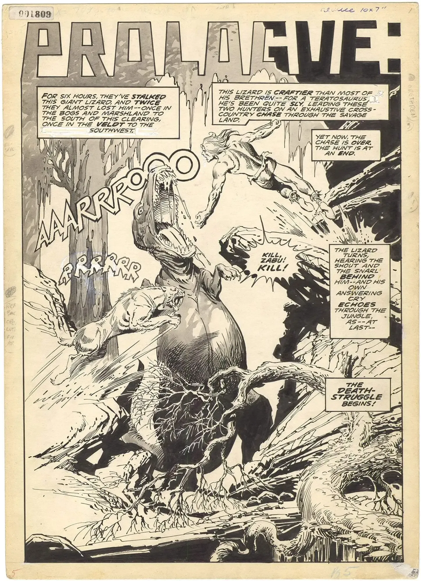 Savage Tales #9 p5 (Splash) (Kazar)