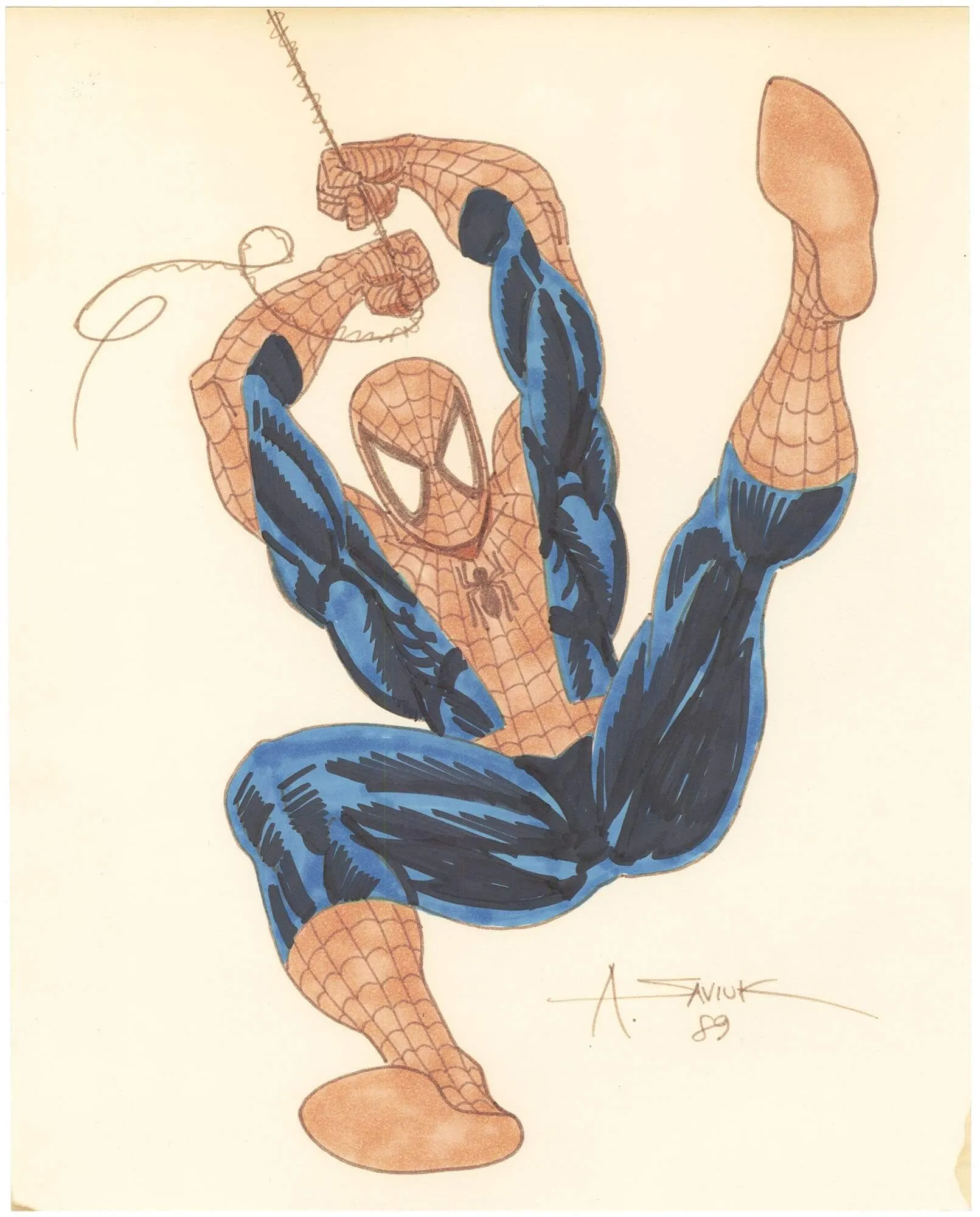 Saviuk Spider-Man Commission (Signed) Comic Art
