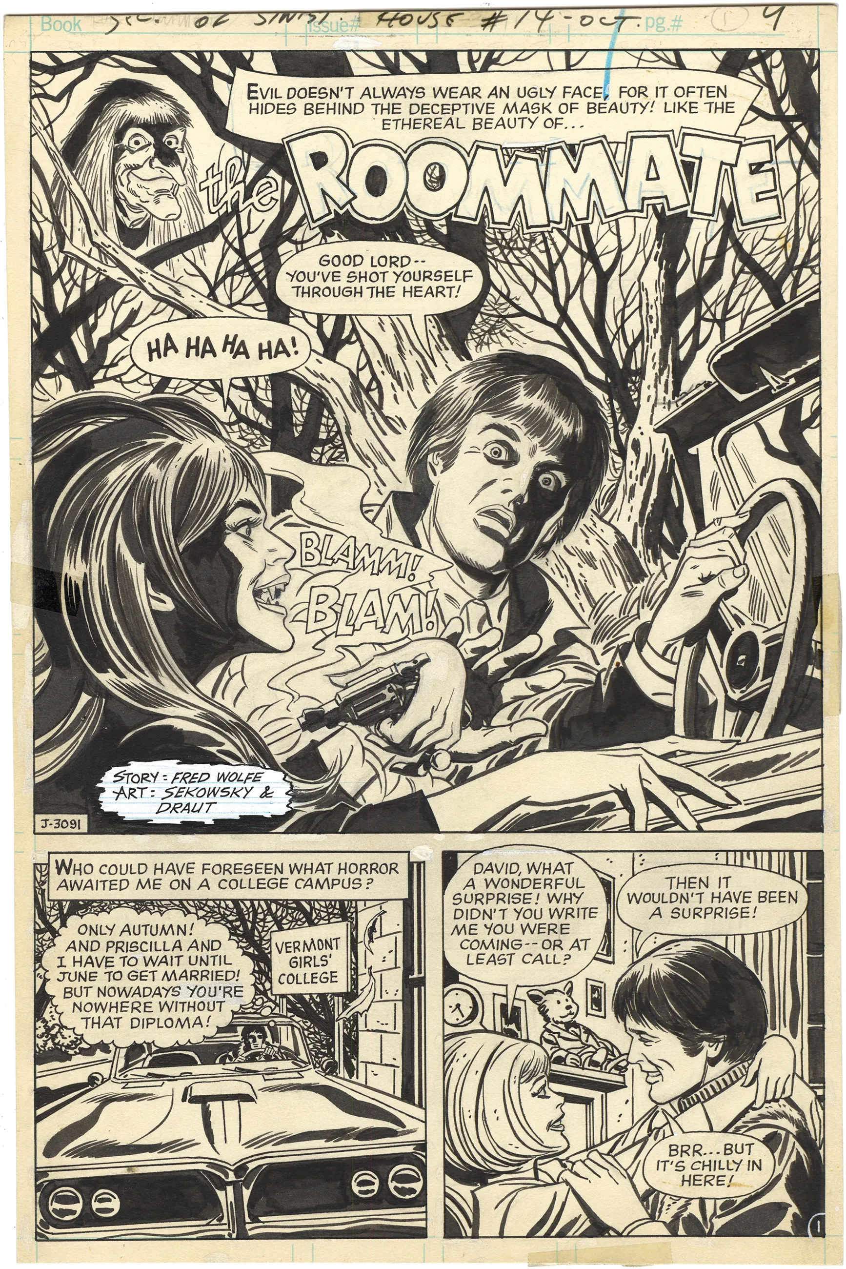 Secrets of Sinister House #14 p1 (Splash)