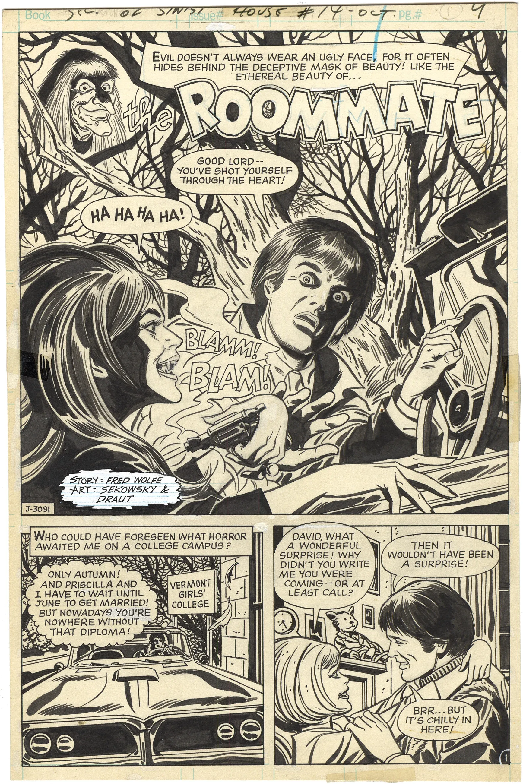 Secrets of Sinister House #14 p1 (Splash)