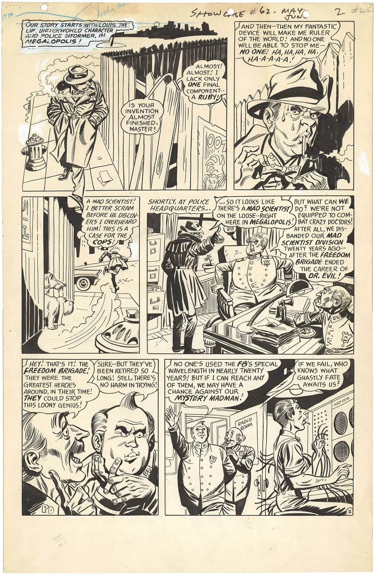 Comic Art For Sale from Nostalgic Investments, Showcase #62