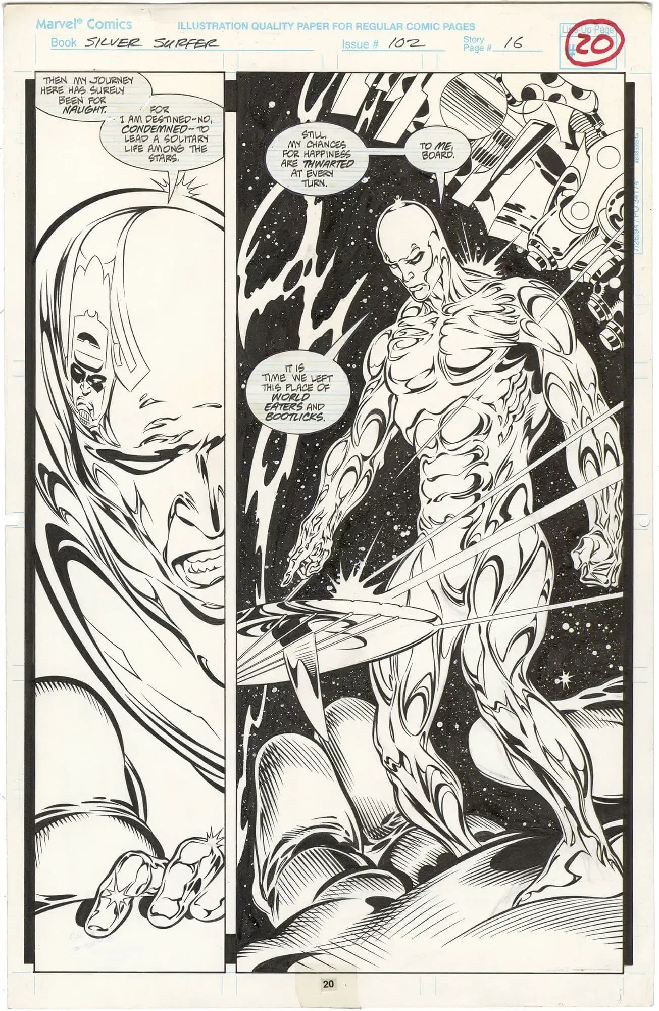 Silver Surfer #102 p20 (⅔ Splash)