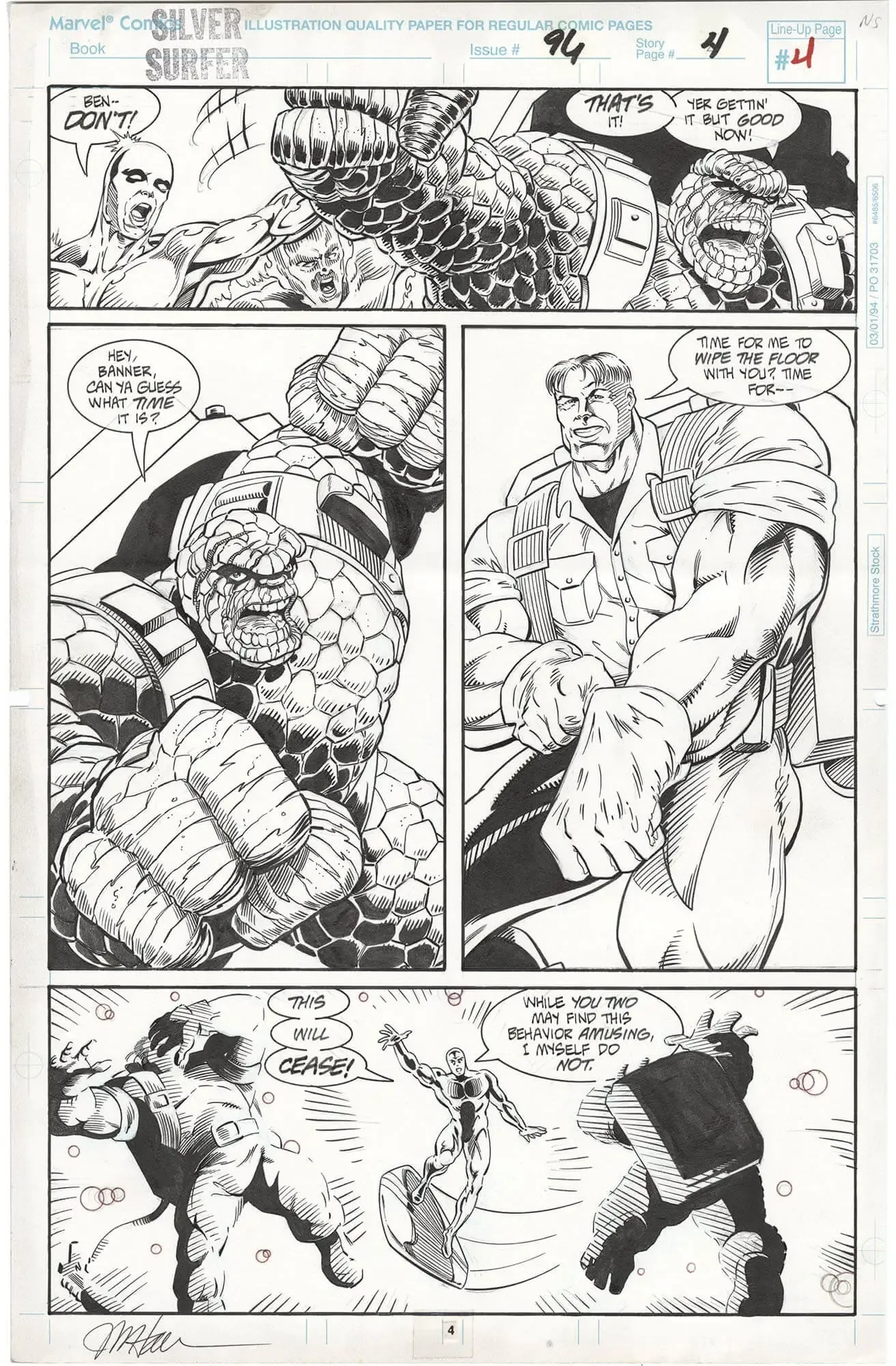 Silver Surfer #96 p4 (Signed)