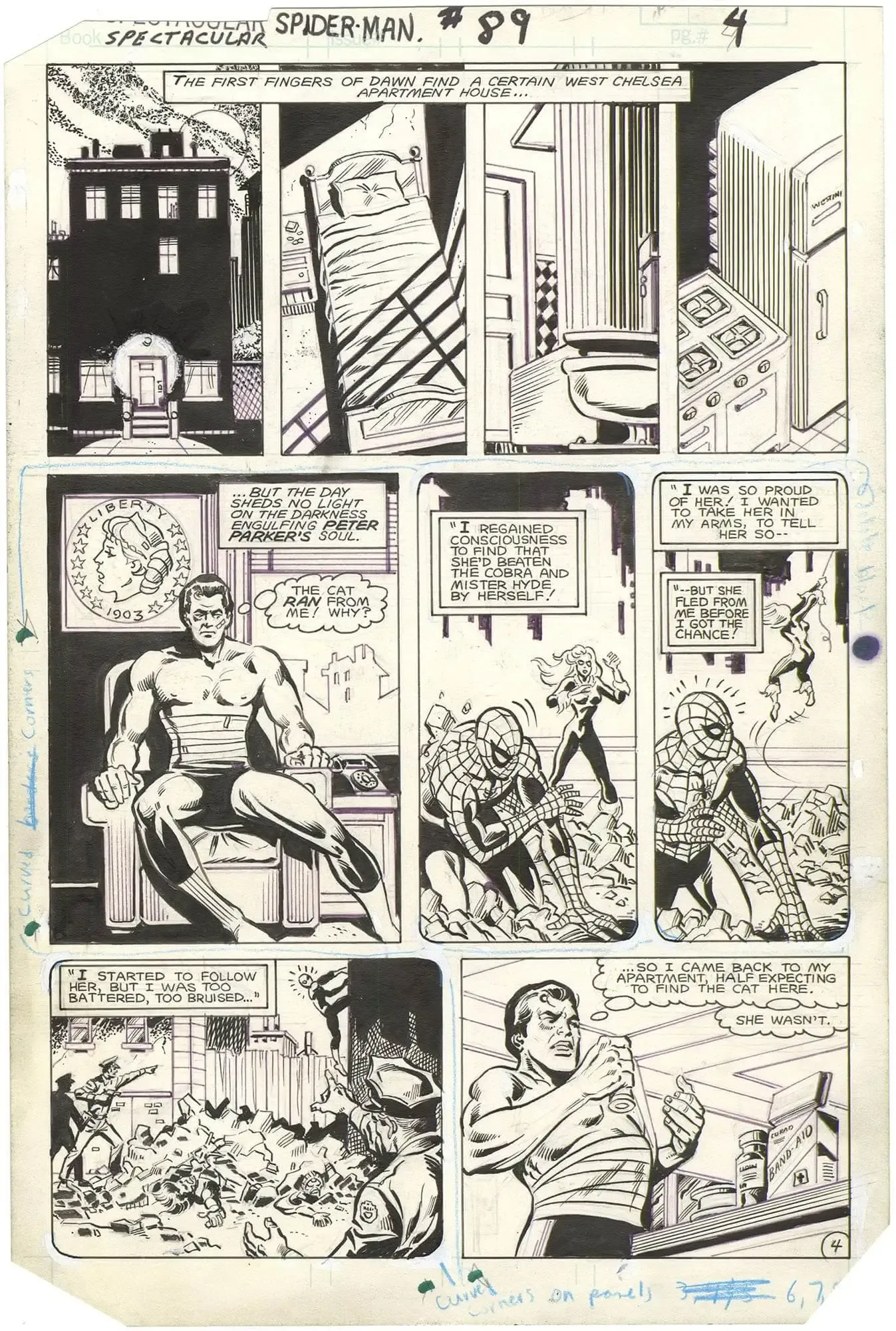 Spectacular Spider-Man #89 p4 (Black Cat)