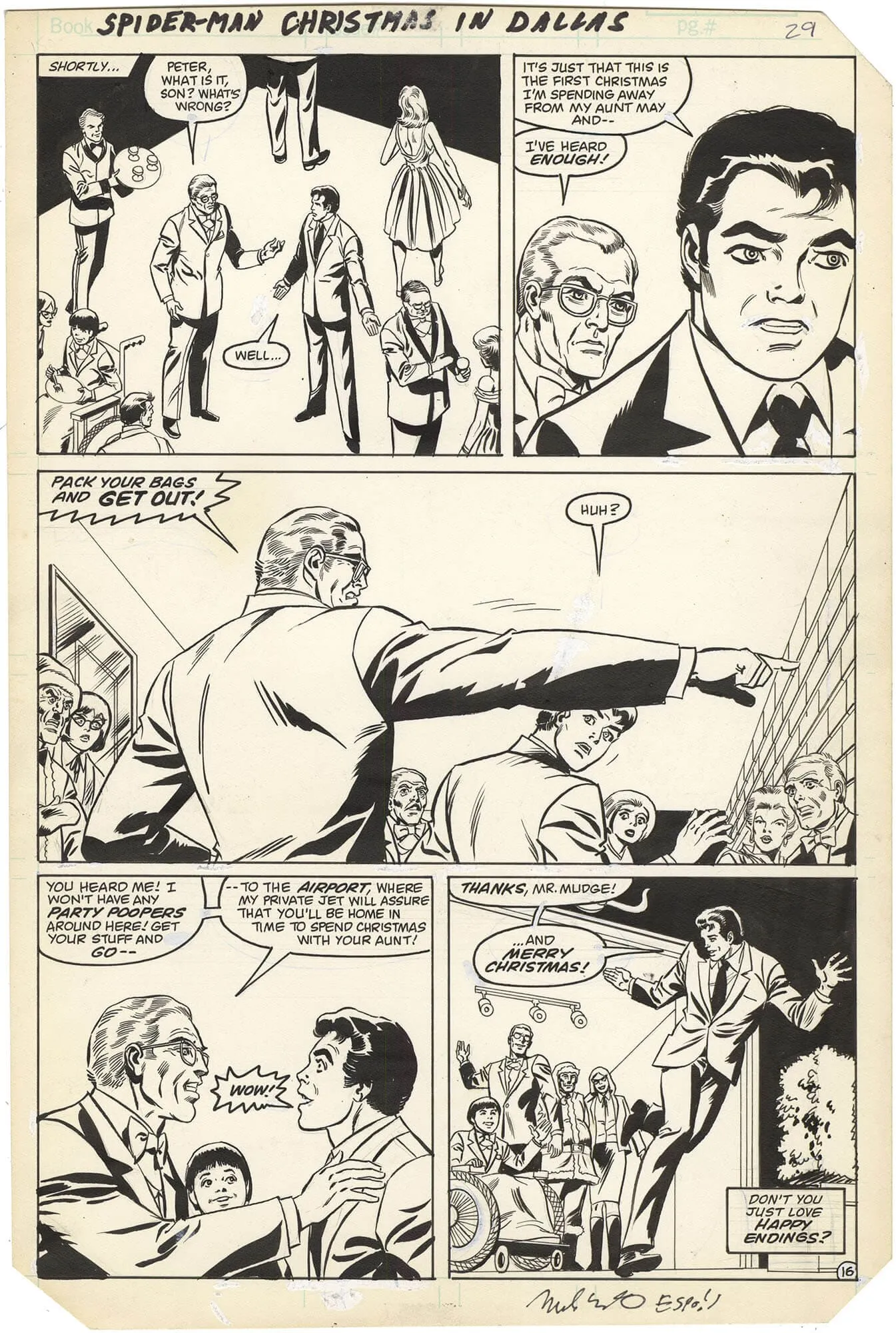 Spider-Man Christmas in Dallas (Peter Parker) p16